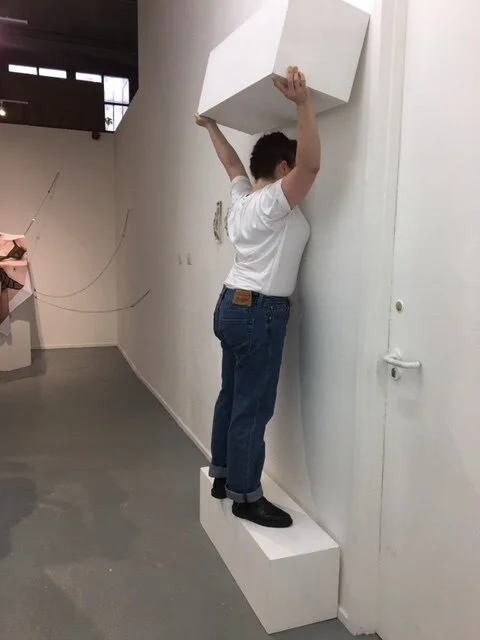  Performance duration: two hours Plinths: &nbsp;approx. 110cm x 70cm (x2)  Exhibited: &nbsp;Patriothall Gallery, Edinburgh 2019   LINKS:  TRAGICOM COLLECTIVE, Patriothall Gallery 2019  