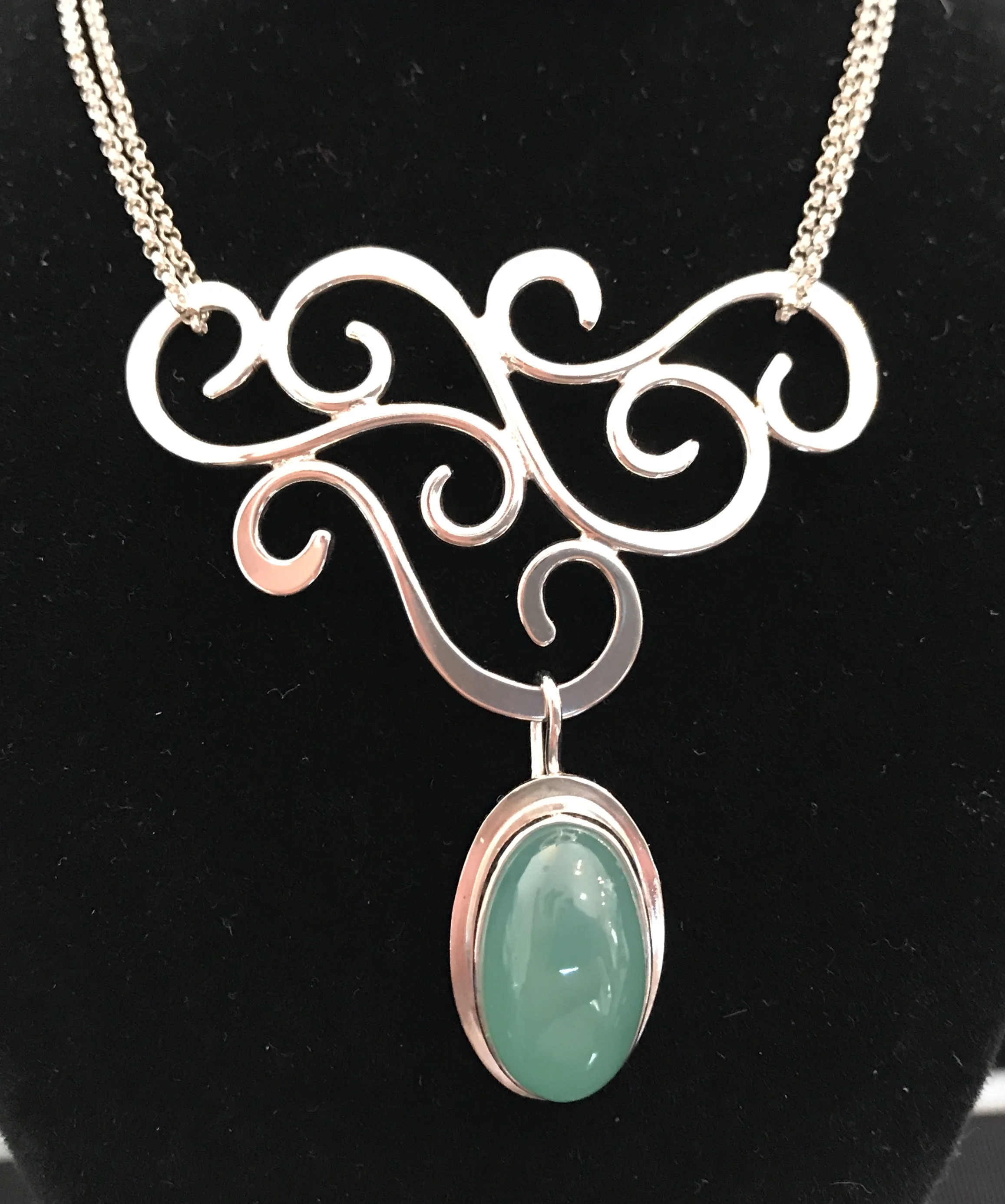 Forged Pendant with Smithsonite
