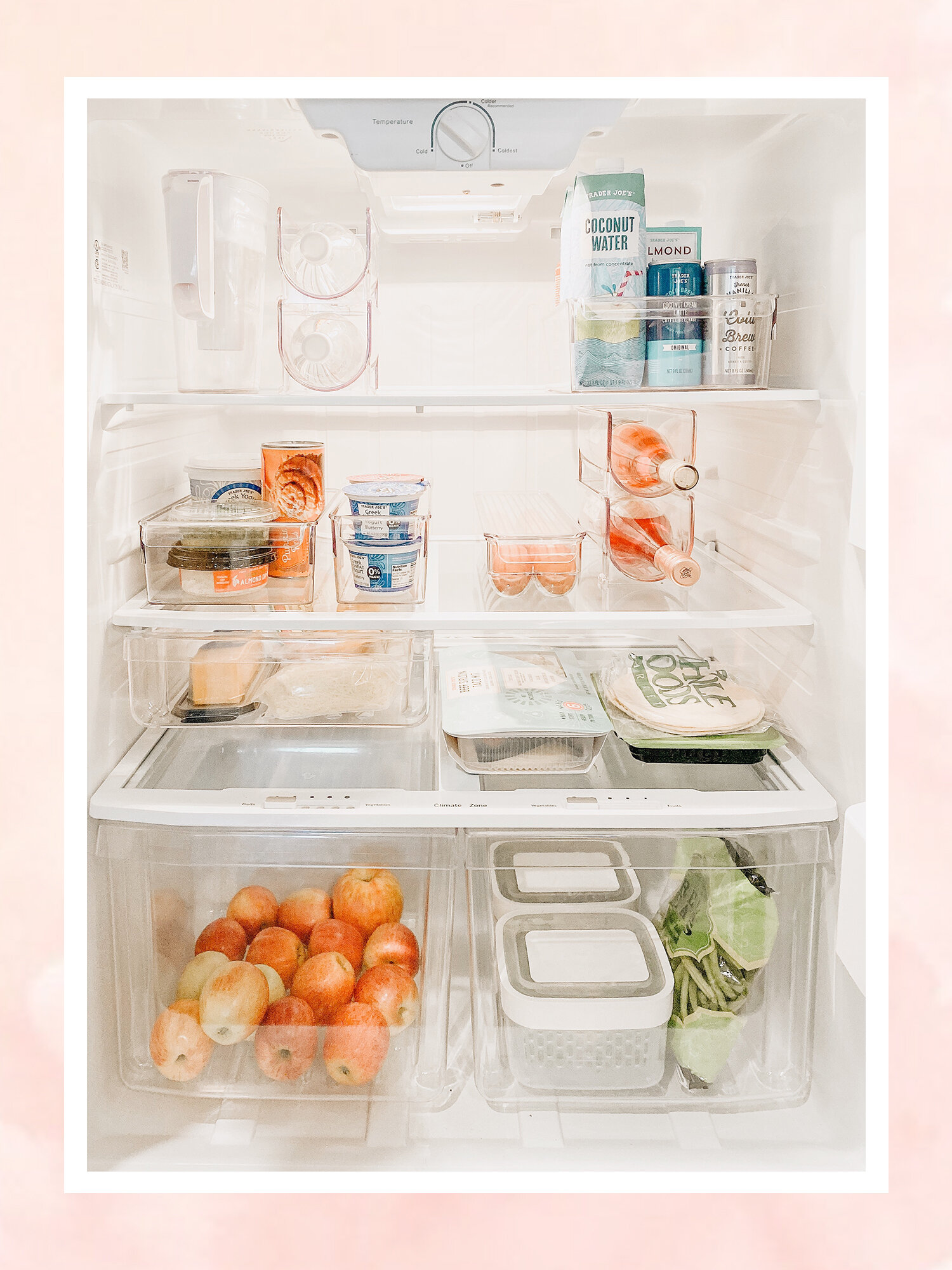 Zulay 4 Pack Clear Refrigerator Organizer Bins - XL, 4 - Kroger