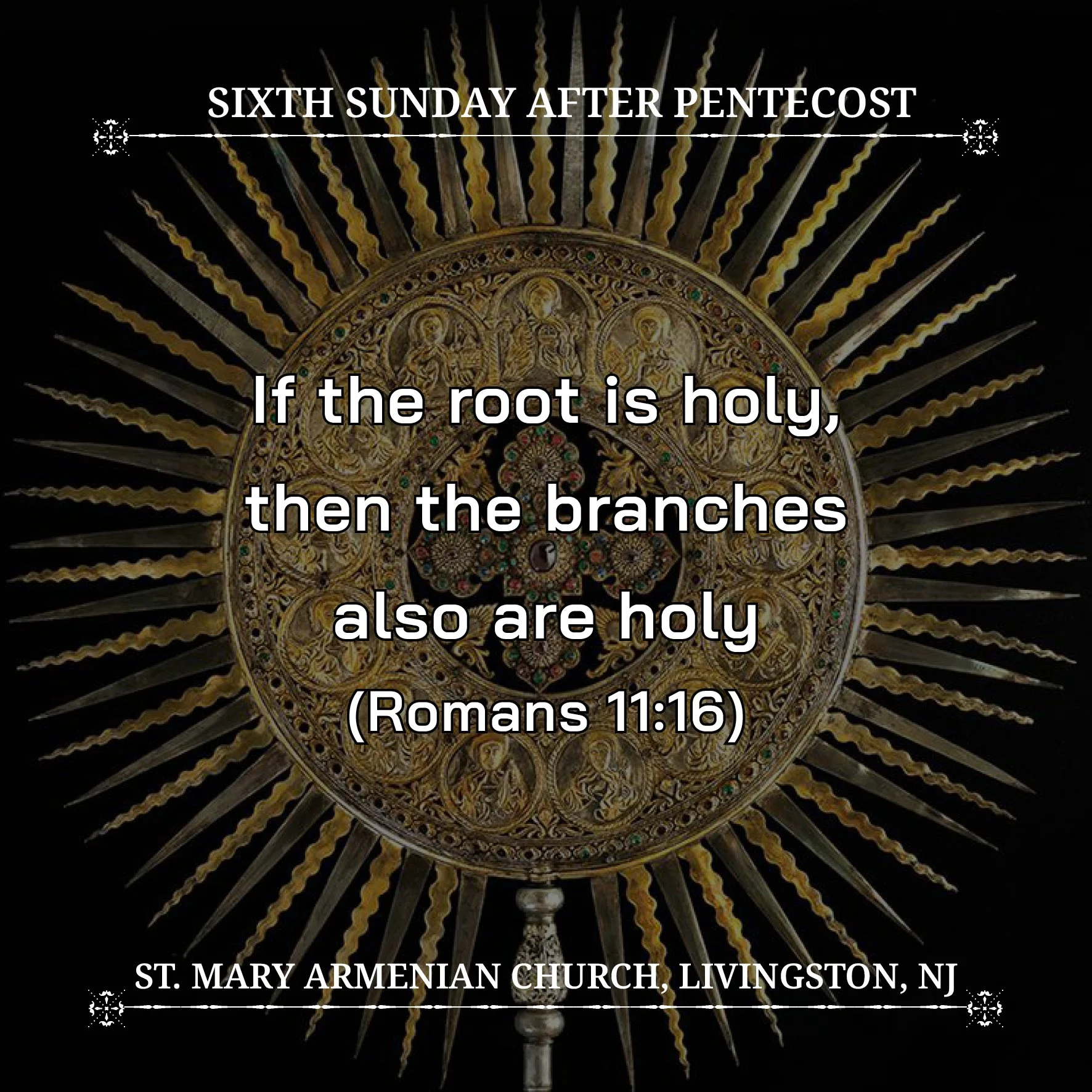 July 5, 2026 - Վեցերորդ Կիրակի հետ Հոգեգալստյան | Sixth Sunday after Pentecost 