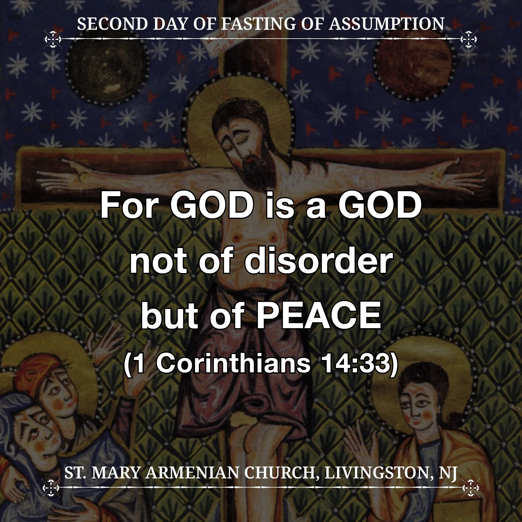 August 11, 2026 - Second Day of Fasting of Assumption