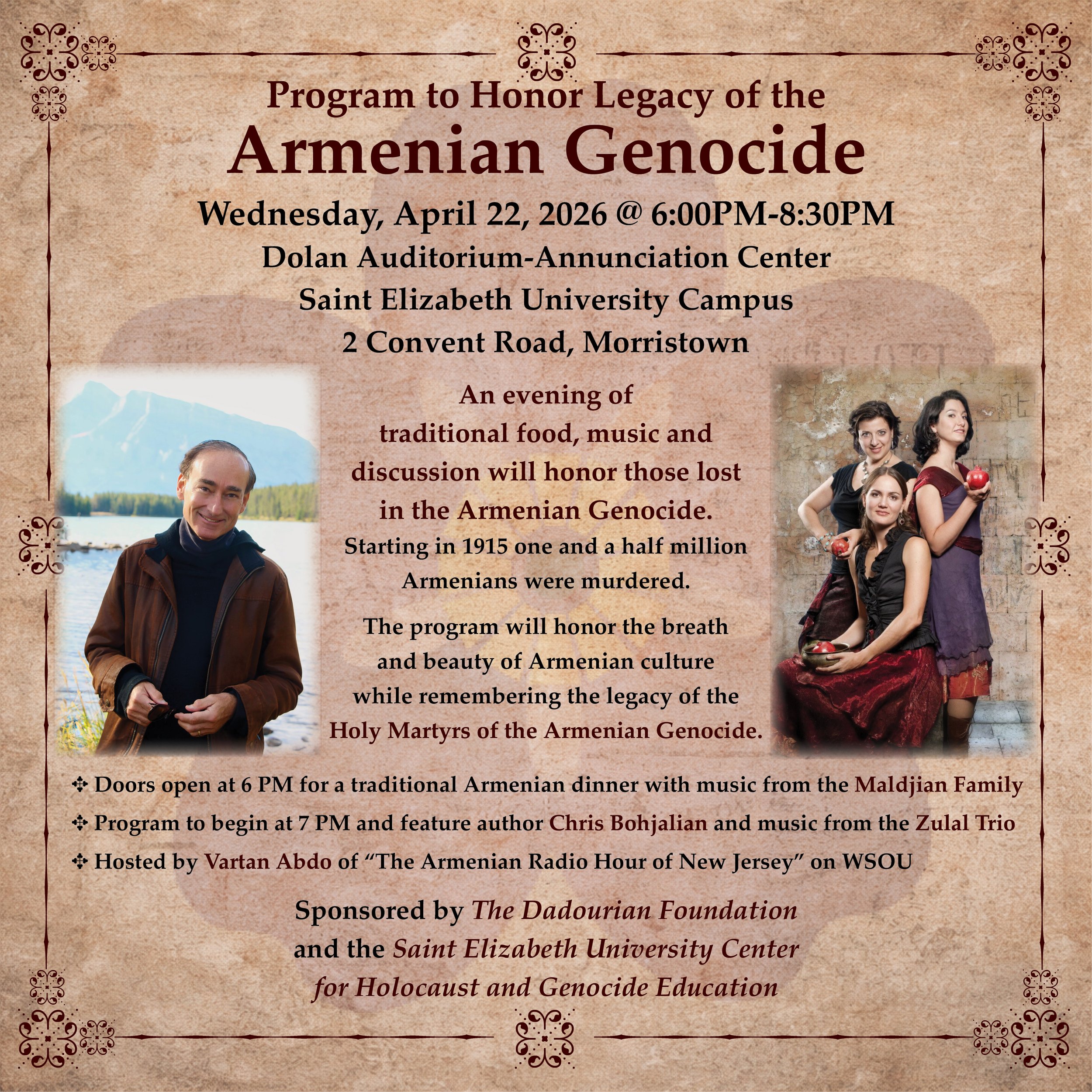 Program to Honor the Legacy of the Armenian Genocide