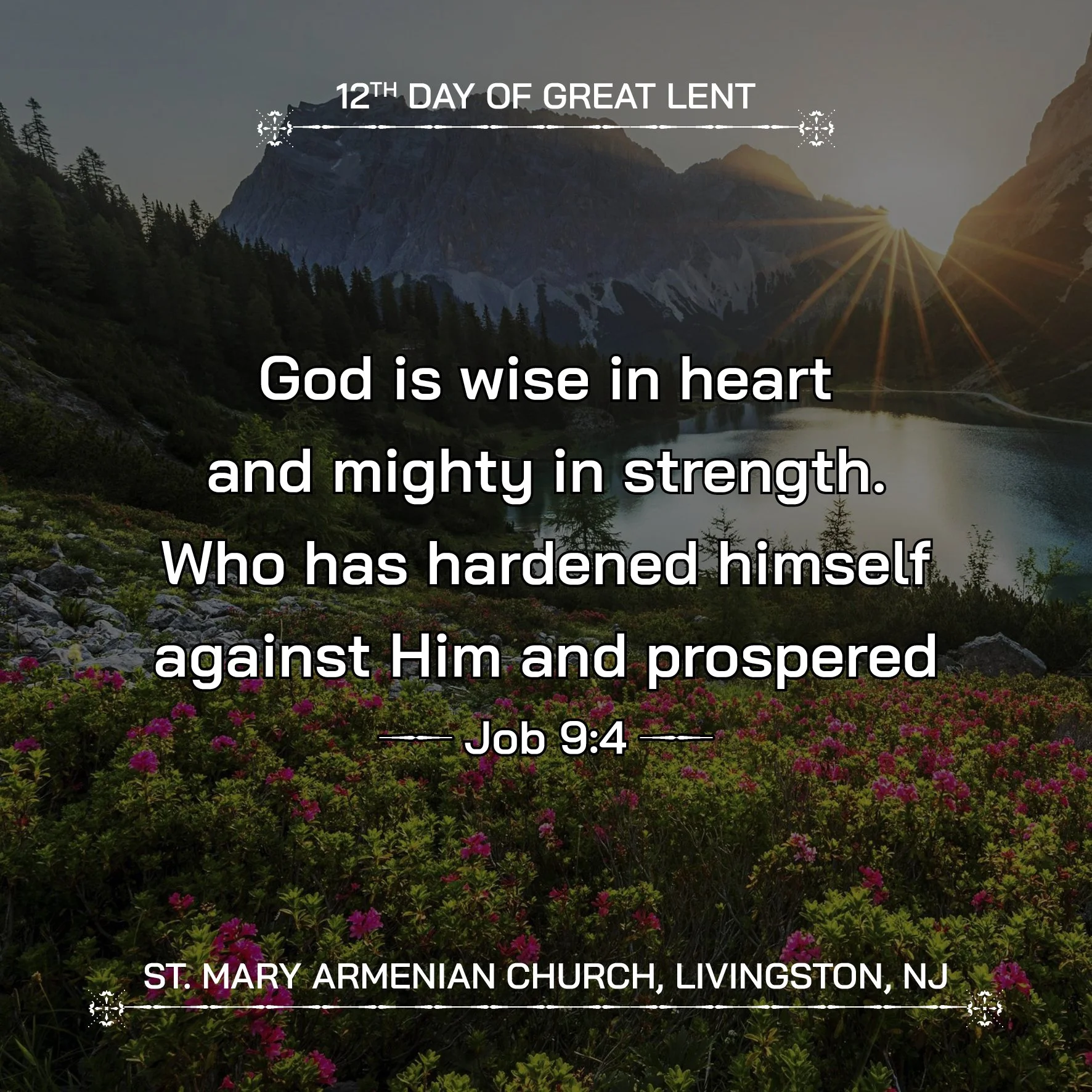 February 27, 2026 - 12th Day of Great Lent