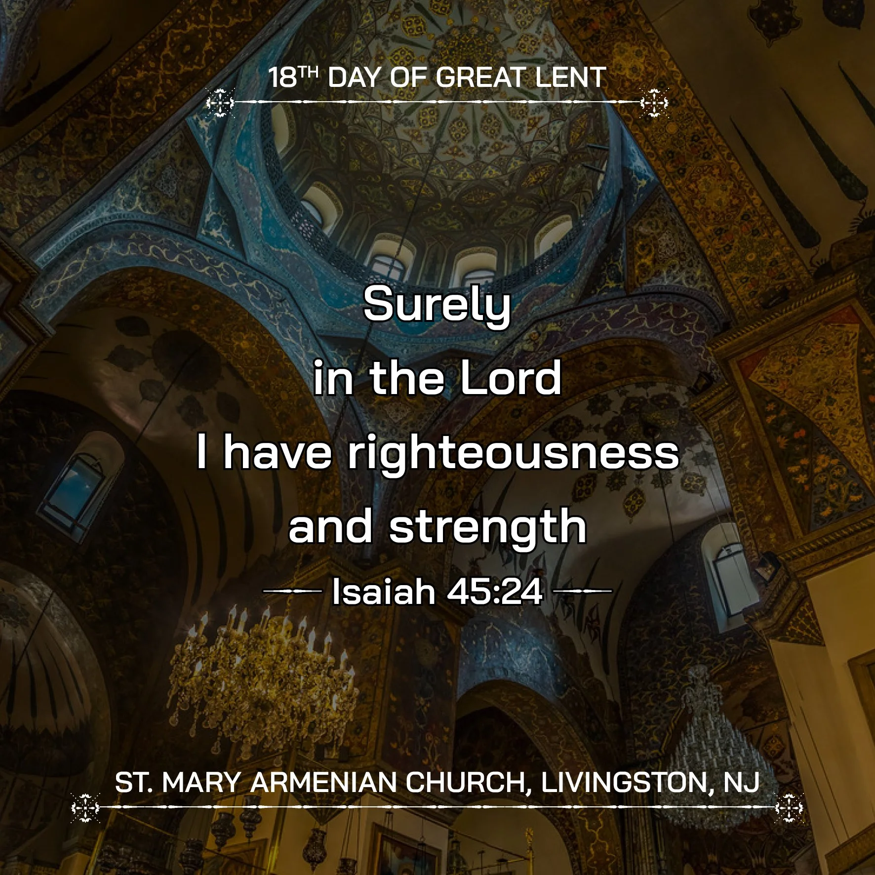 March 5, 2026 - 18th Day of Great Lent