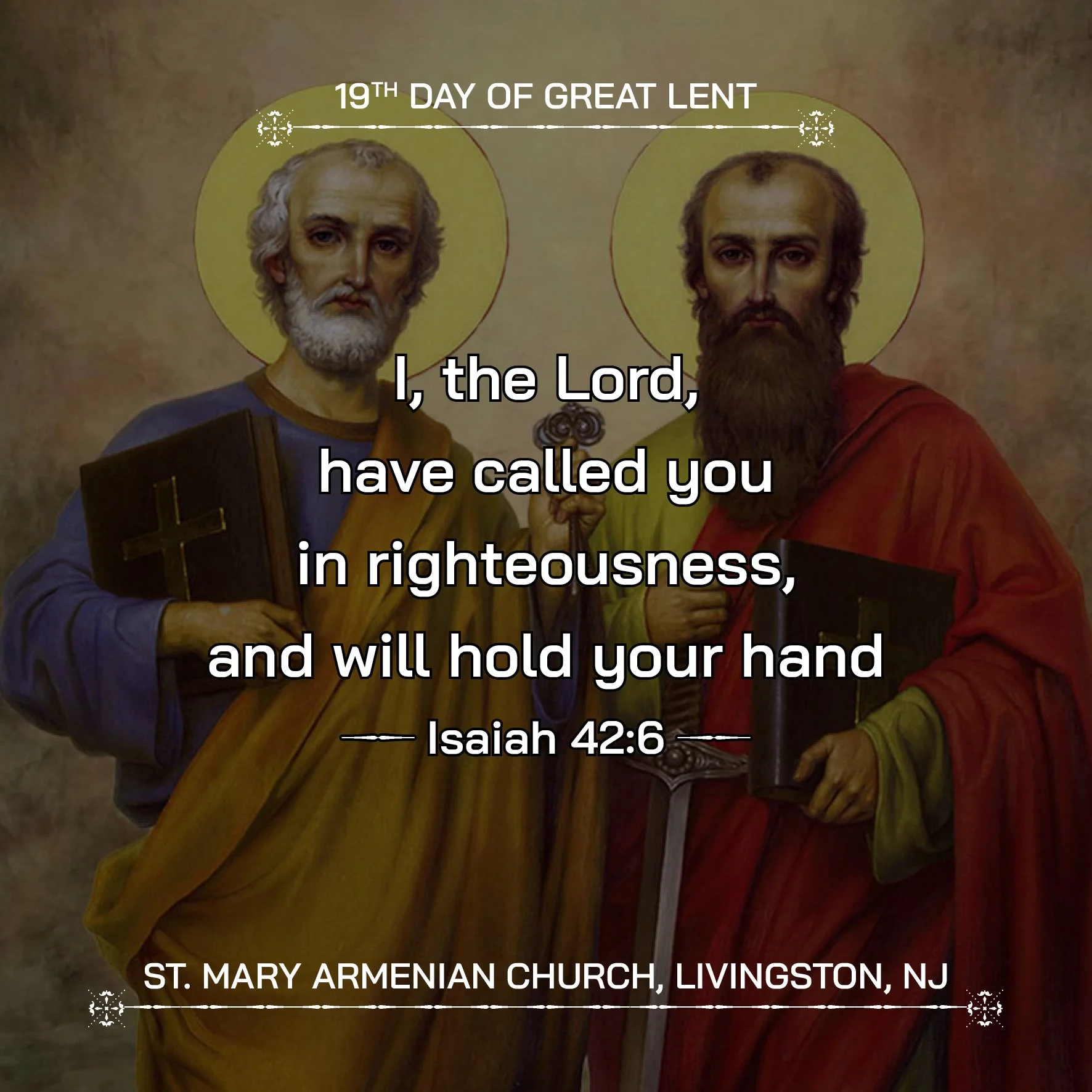 March 6, 2026 - 19th Day of Great Lent