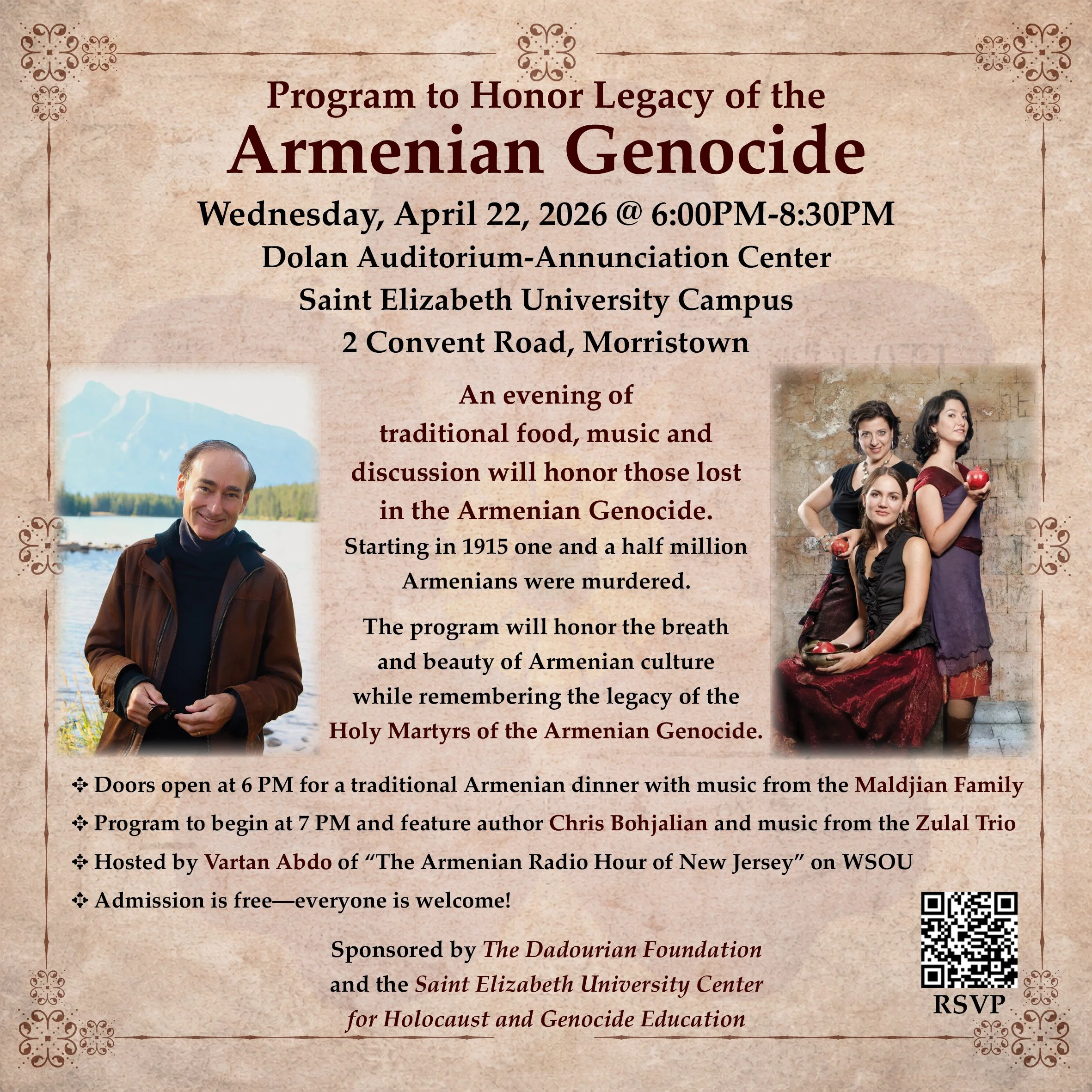 Program to Honor the Legacy of the Armenian Genocide