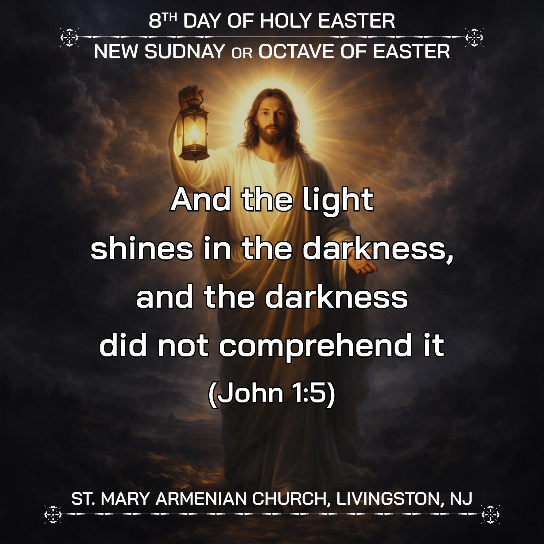 April 12, 2026 - Նոր Կիրակի | New Sunday or Կրկնազատիկ | Octave of Easter