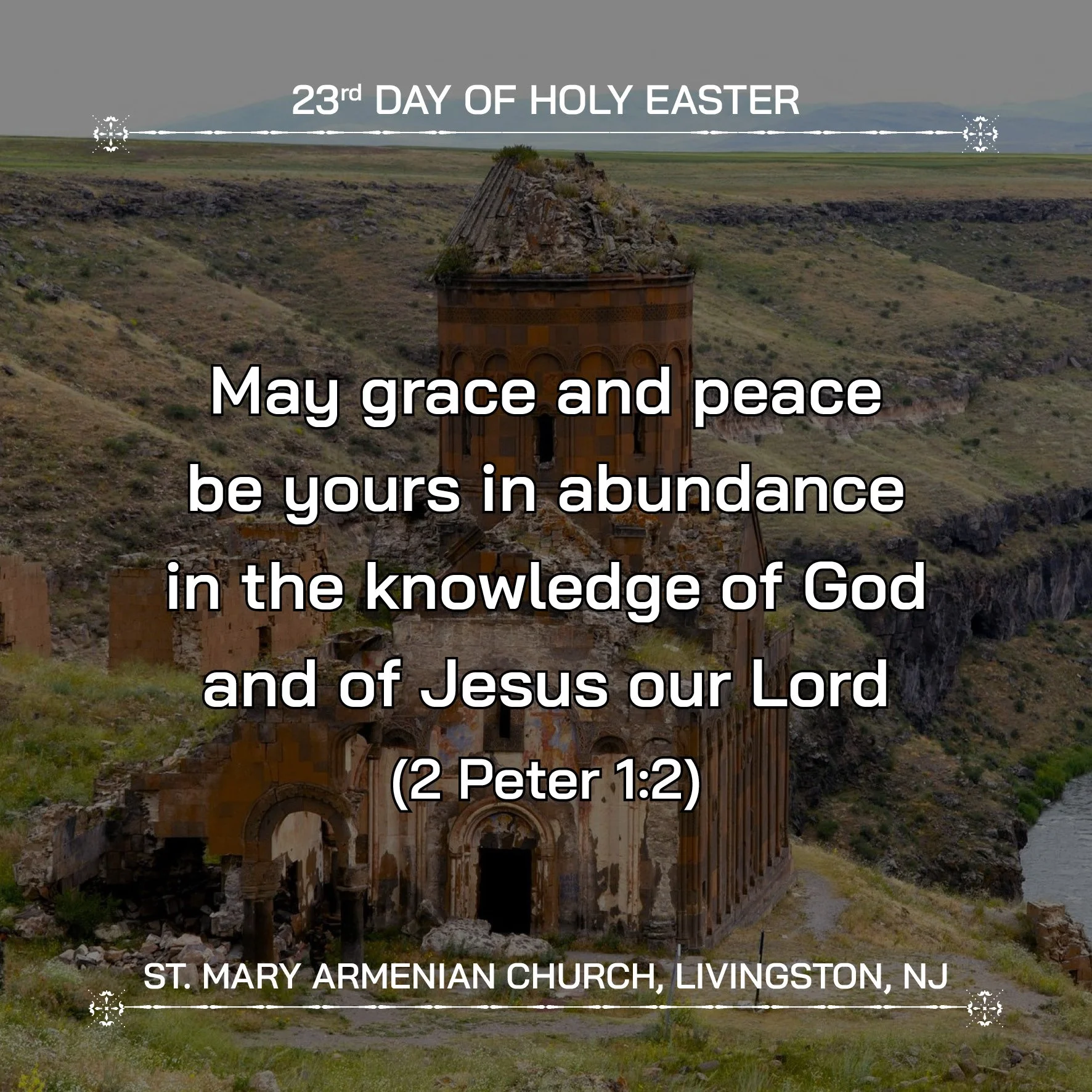 April 27, 2026 - 23rd Day of Holy Easter