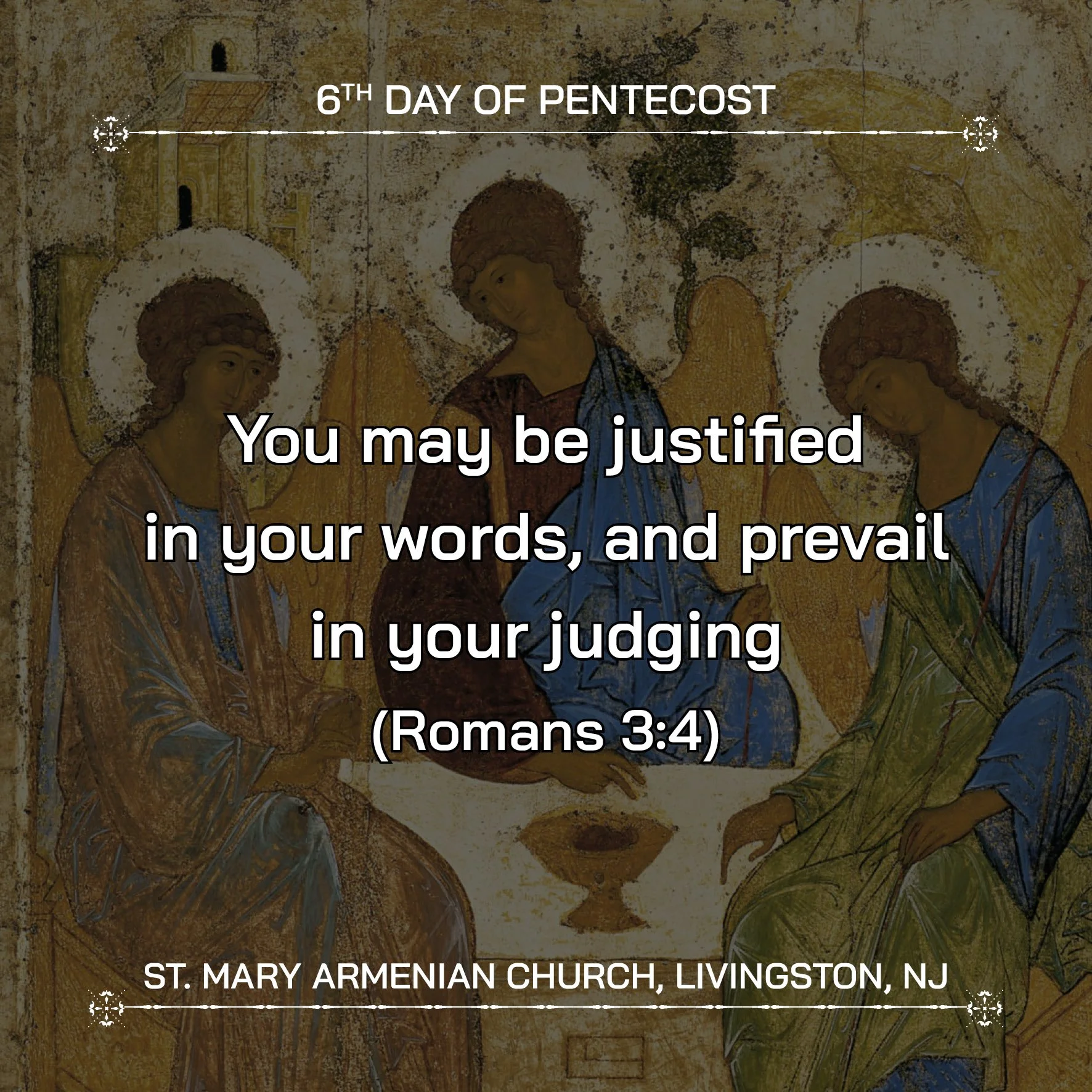 May 29, 2026 - 6th Day of Pentecost