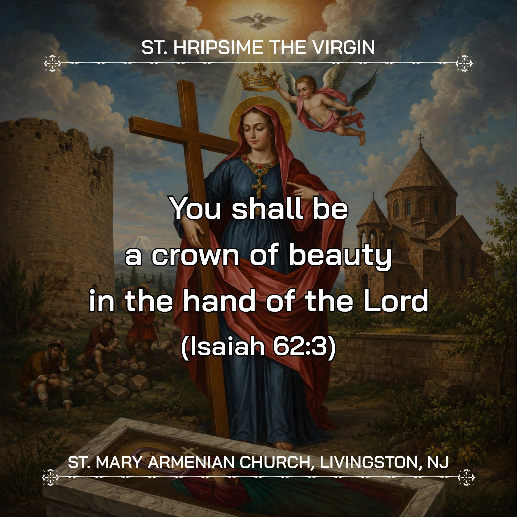 June 1, 2026 - St. Hripsime the Virgin and Her Companions