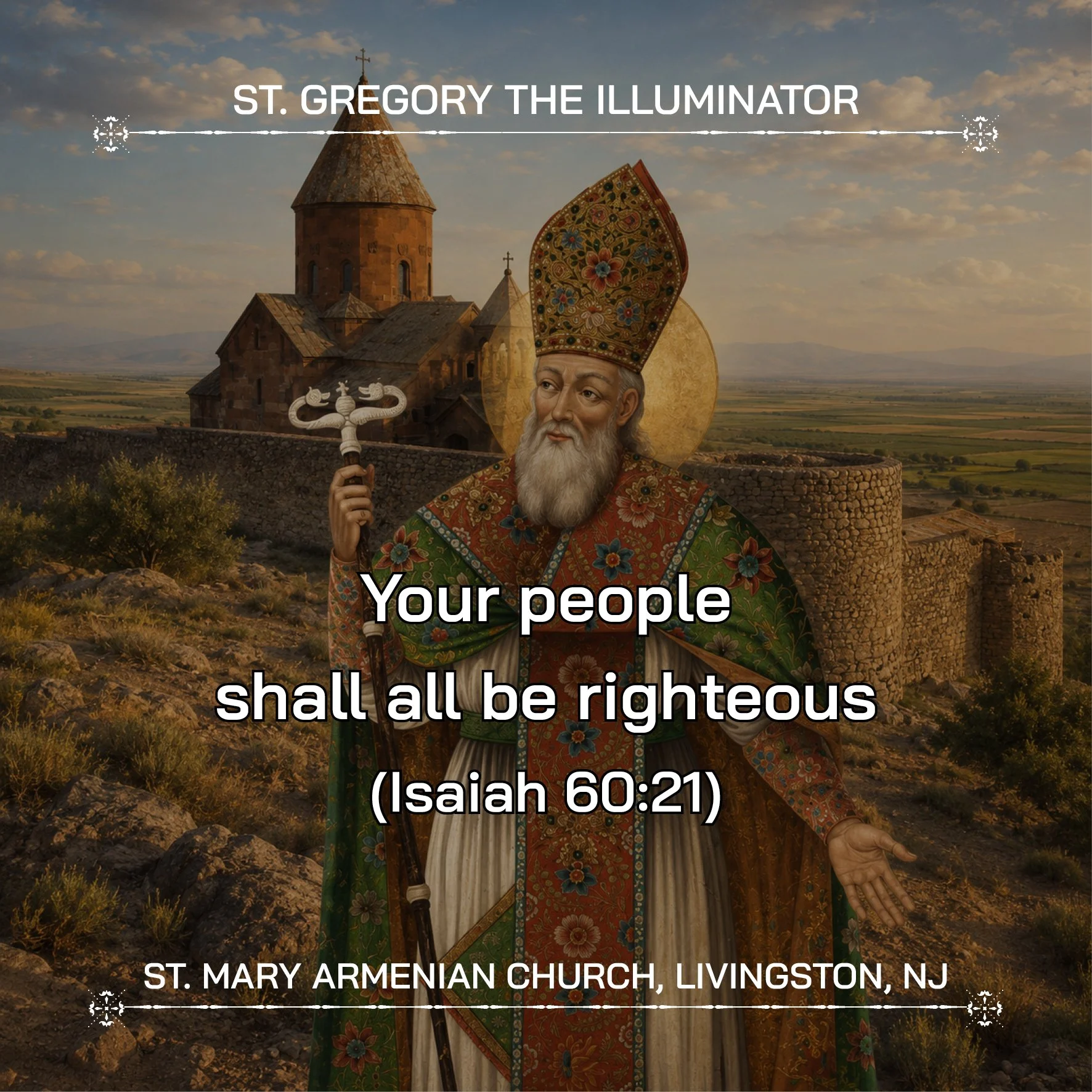 June 6, 2026 - The Deliverance of St. Gregory the Illuminator from the Pit