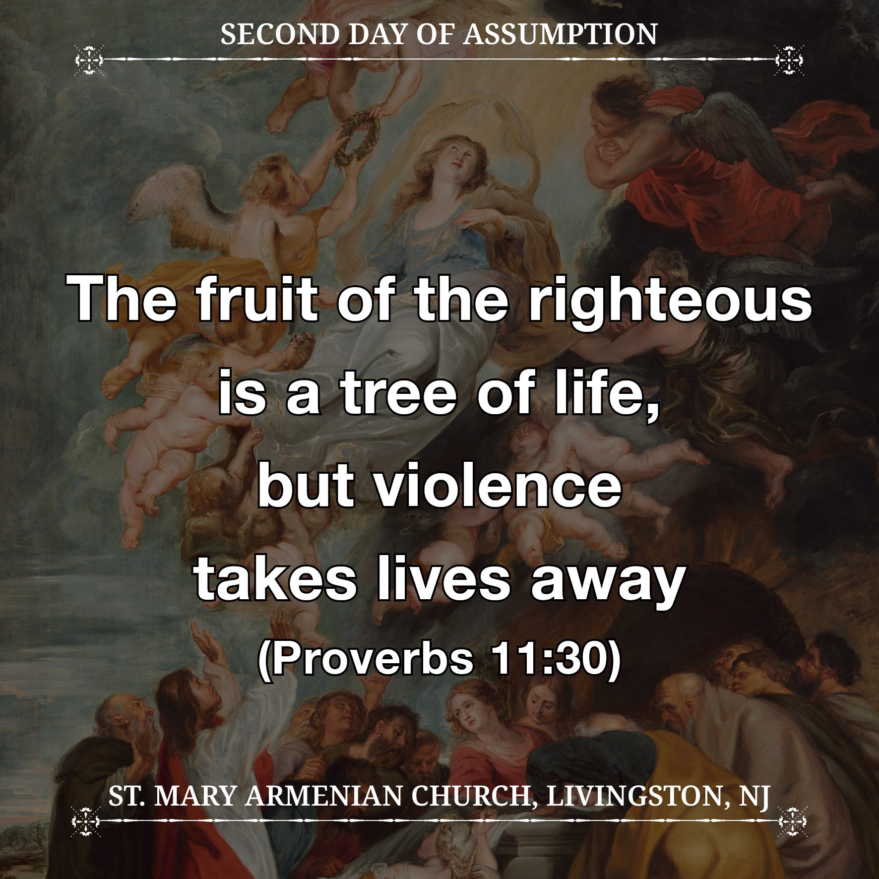 August 17, 2026 - Second Day of Assumption