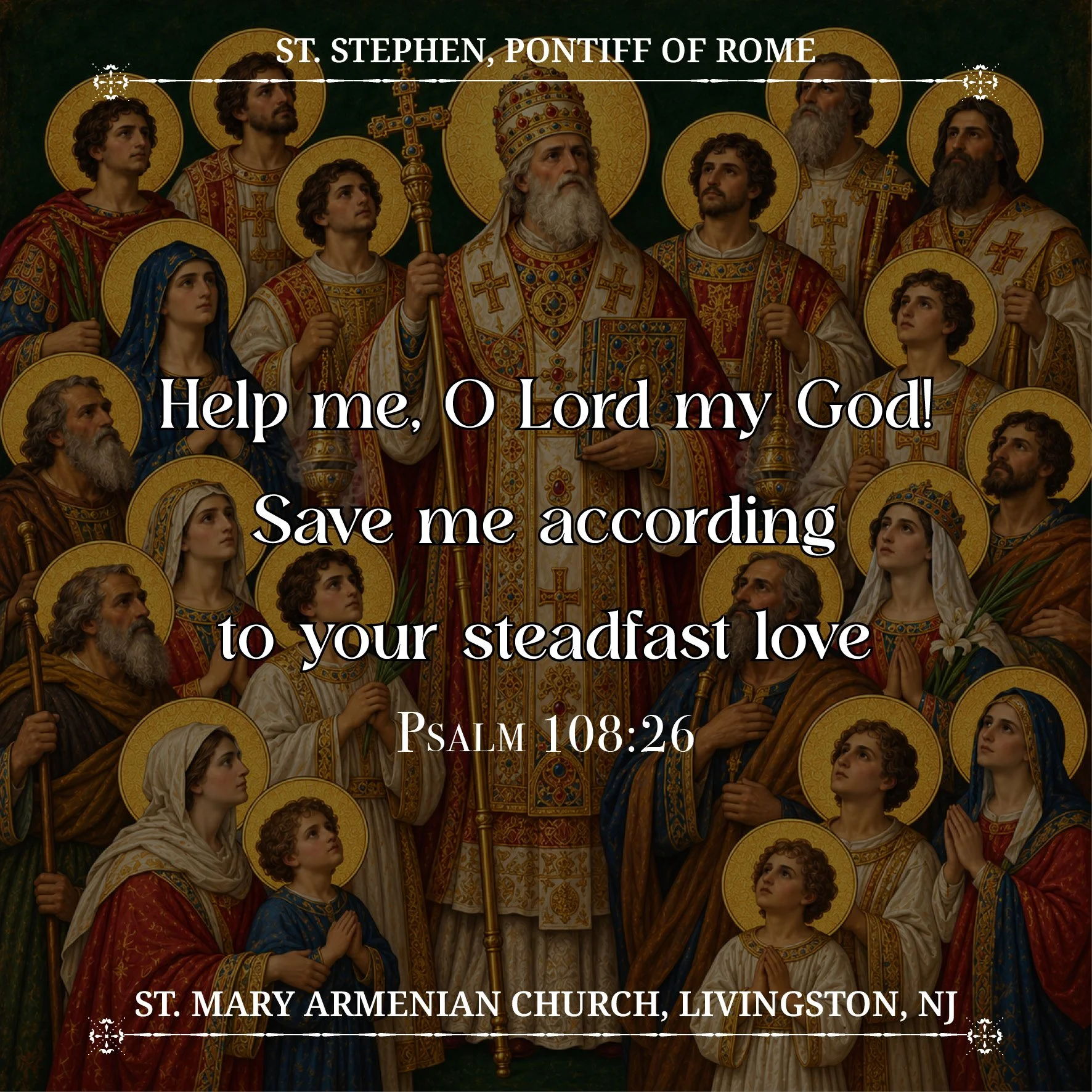 November 2, 2026 - St. Stephen, Pontiff of Rome, the Priests, Deacons, and All the Faithful