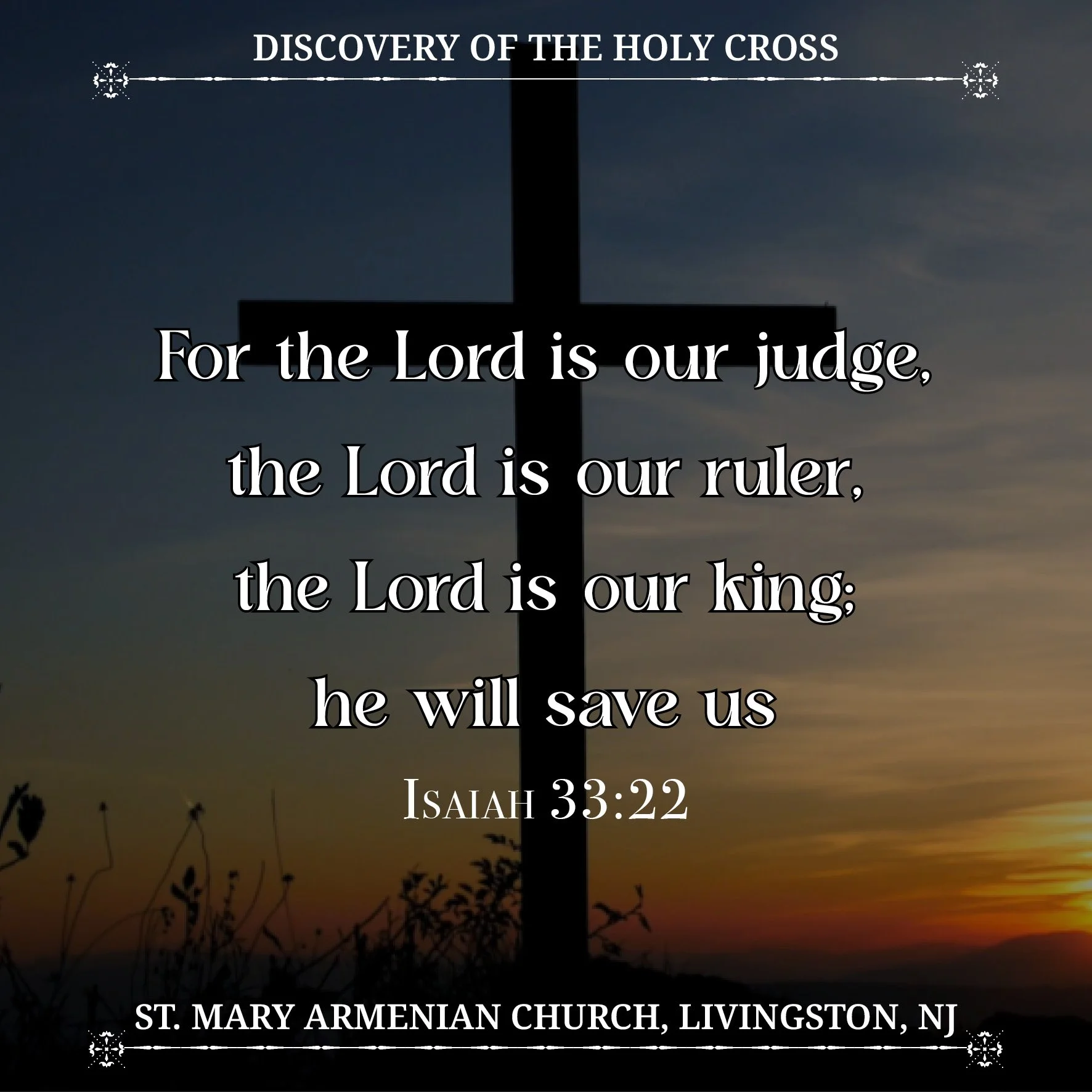 October 25, 2026 - Feast of the Discovery of the Holy Cross
