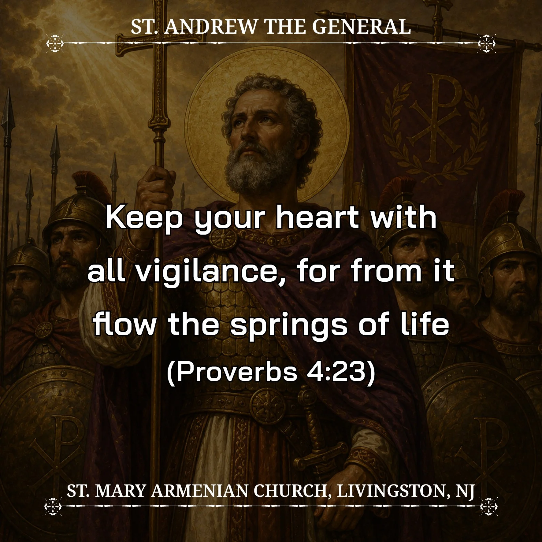 August 4, 2026 - St. Andrew the General and His Army, and of the Martyrs Callinicus and Domitius