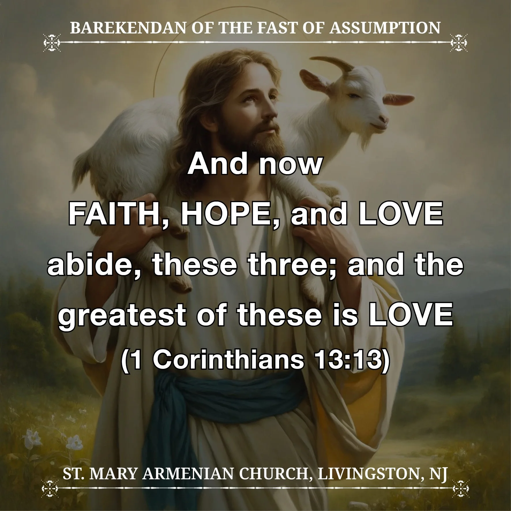 August 9, 2026 - Barekendan of the Fast of Assumption