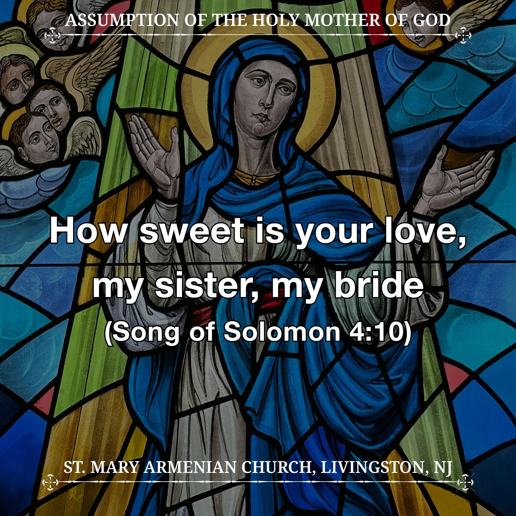 August 16, 2026 - Assumption of the Holy Mother of God