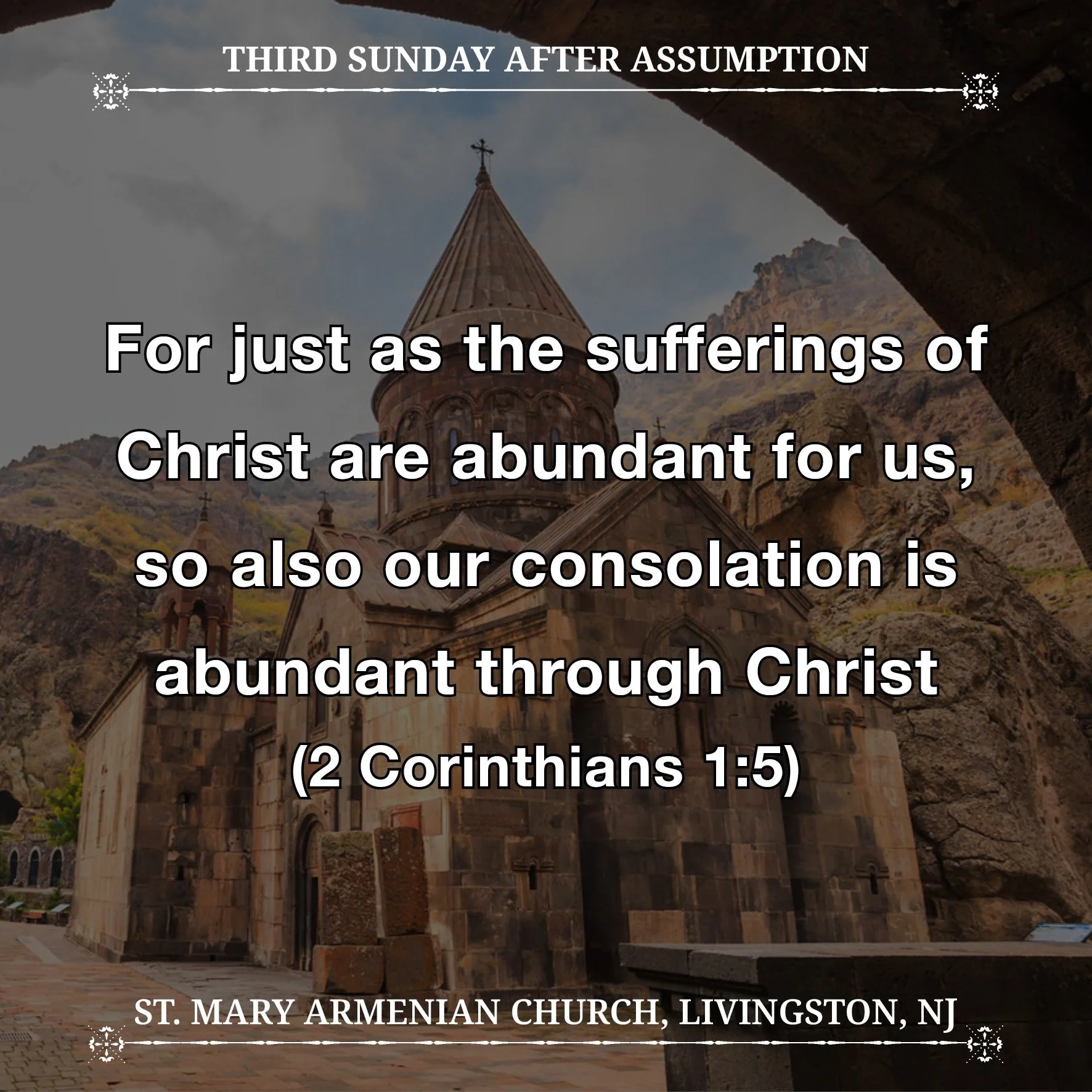 August 30, 2026 - Third Sunday after Assumption