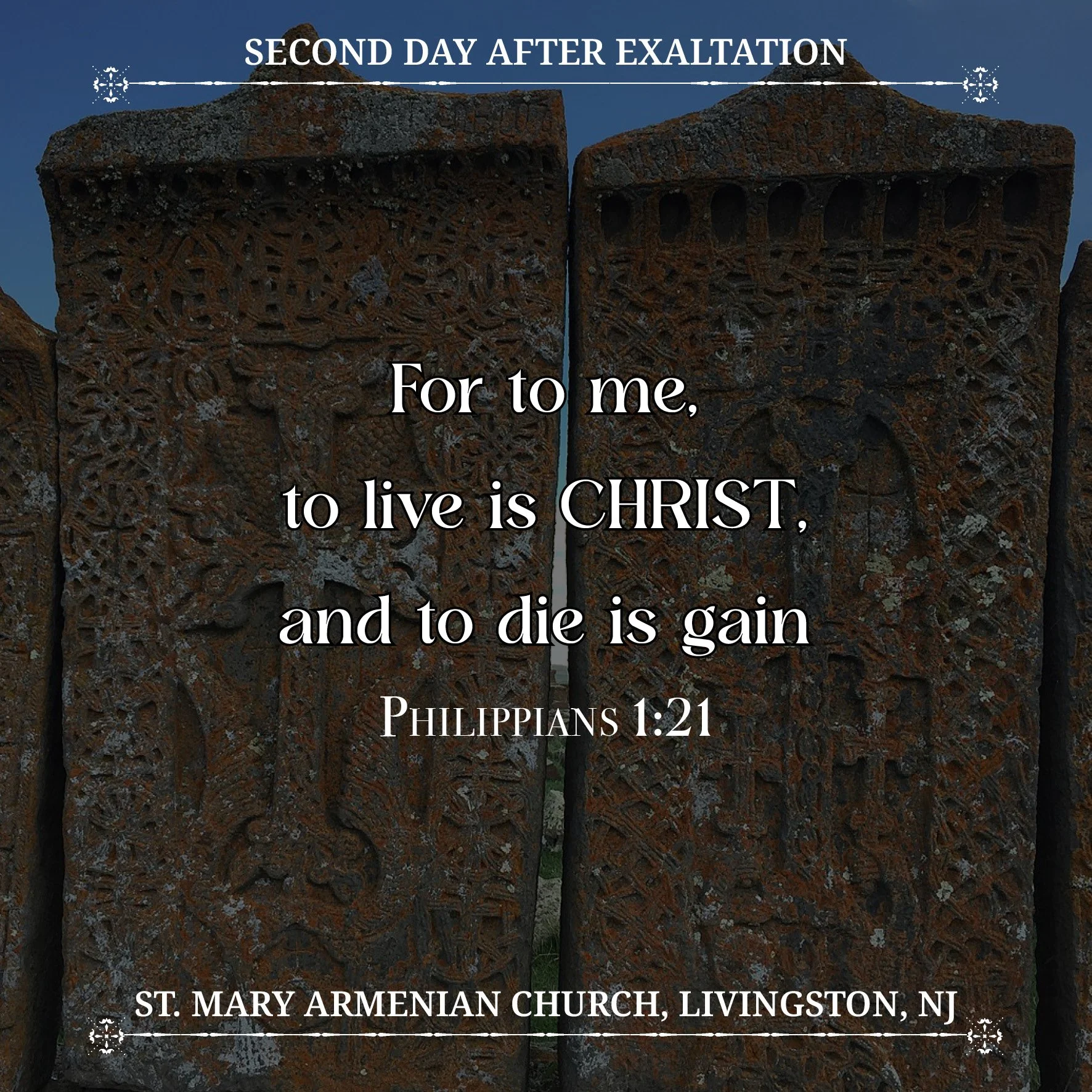 September 14, 2026 - Second Day of the Exaltation