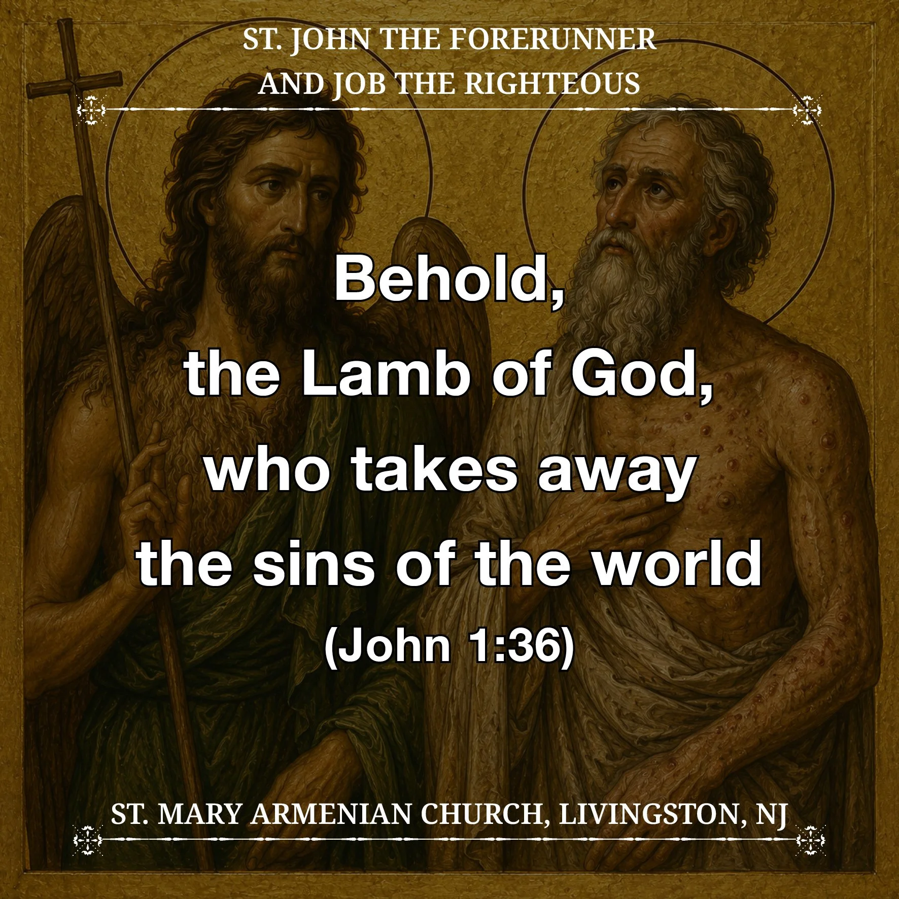 September 3, 2026 - St. John the Forerunner and Righteous Job