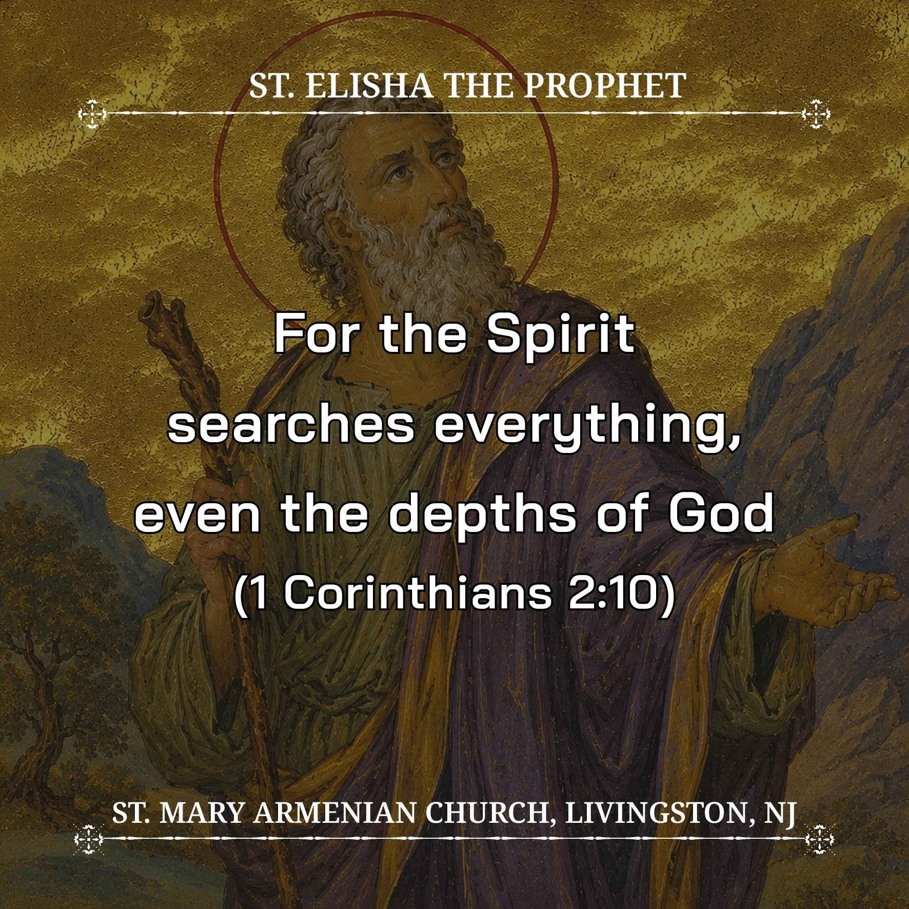 July 2, 2026 - St. Elisha the Prophet