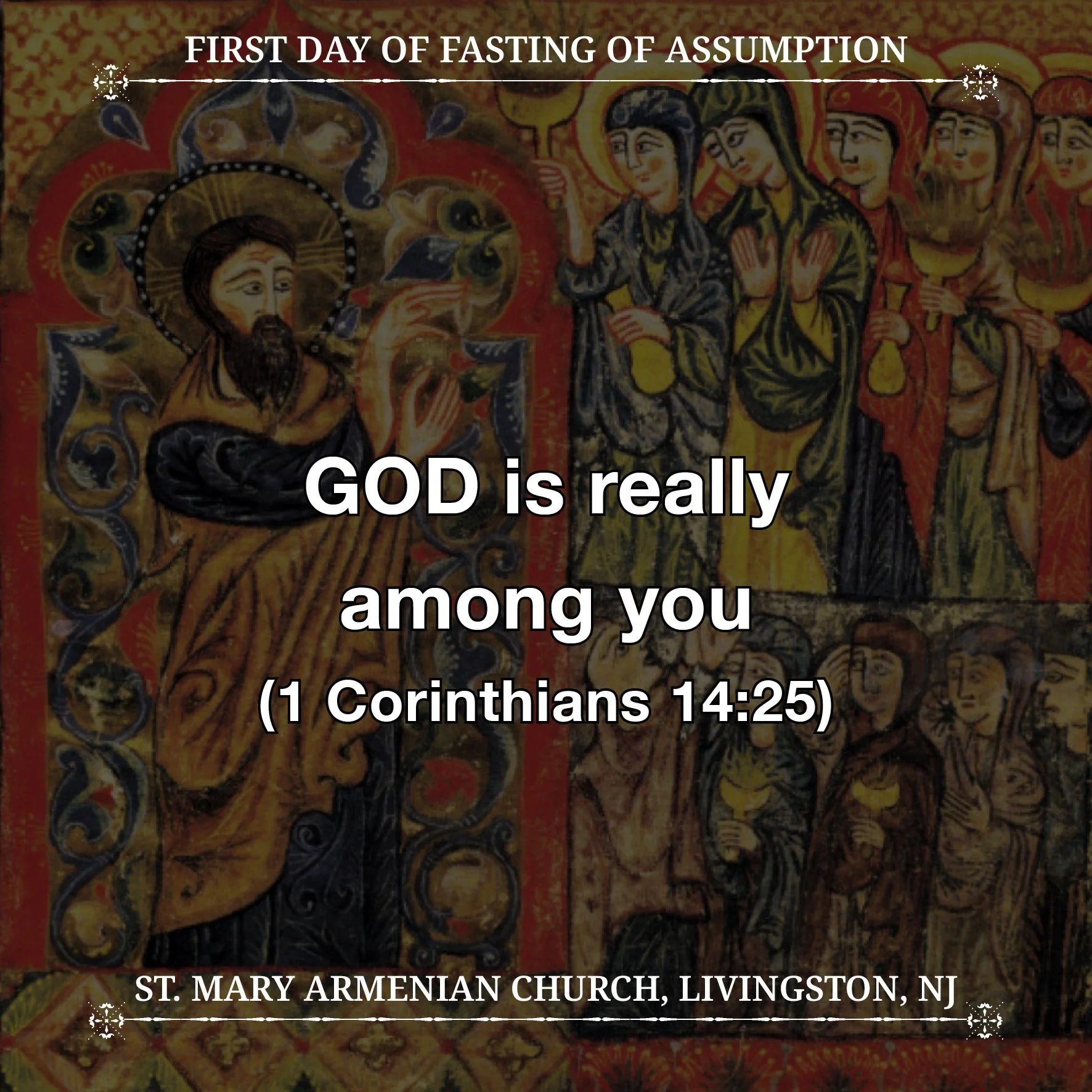August 10, 2026 - First Day of Fasting of Assumption