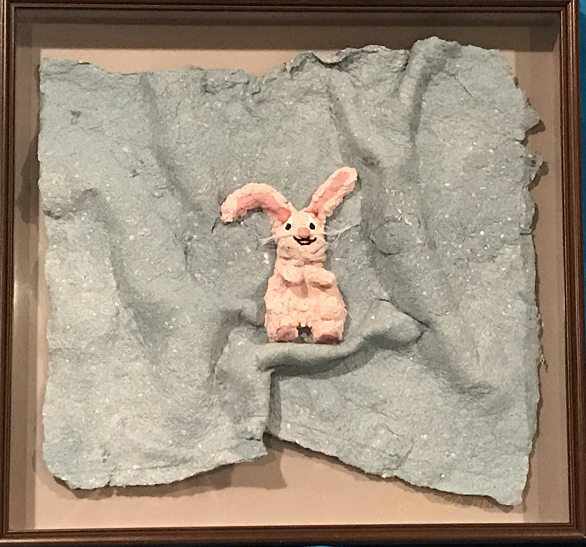 Bunny on Blanket