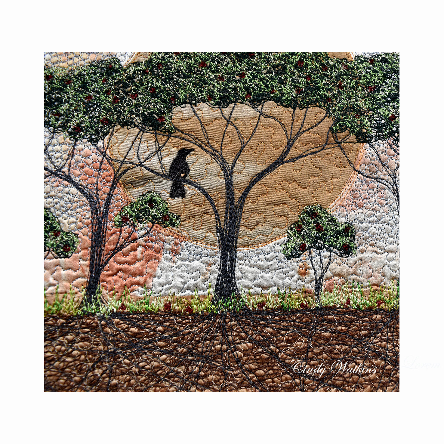 raven in the apple grove close.jpg