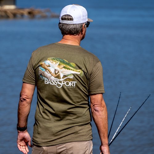 Bass fishing graphic t-shirts — BASS SPORT Athletic