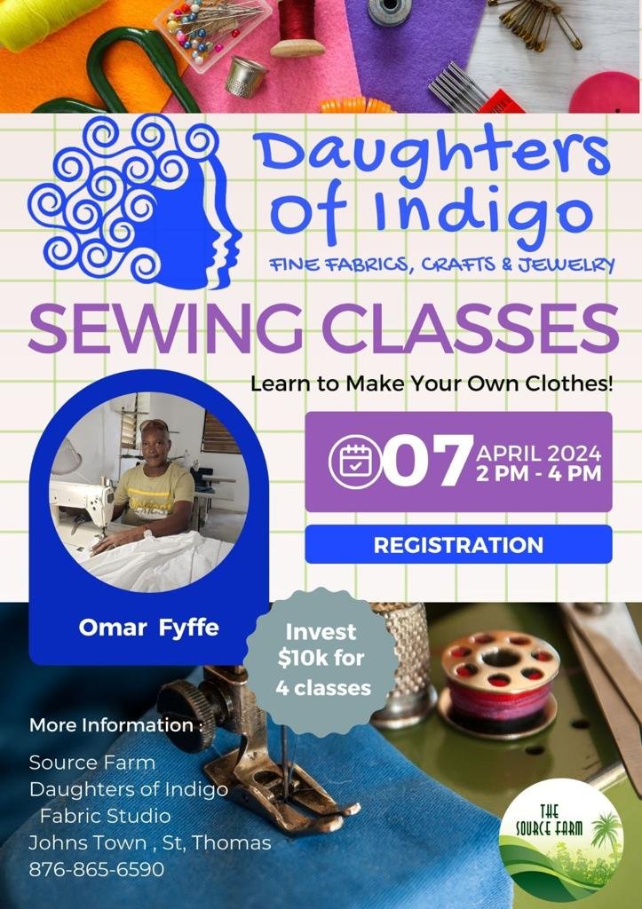 Daughters of Indigo Sewing Classes