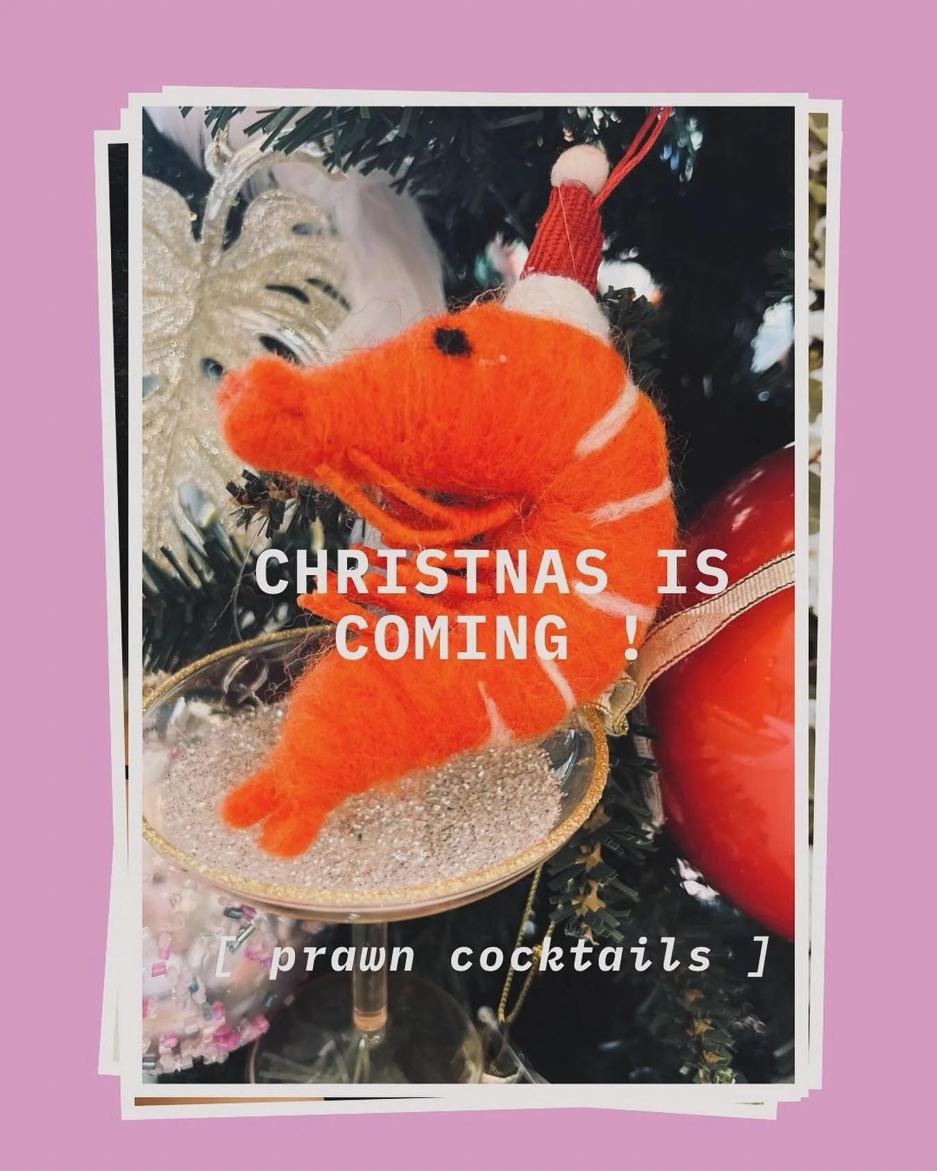 Getting our Christmas on .., arriving in store this week 🦐