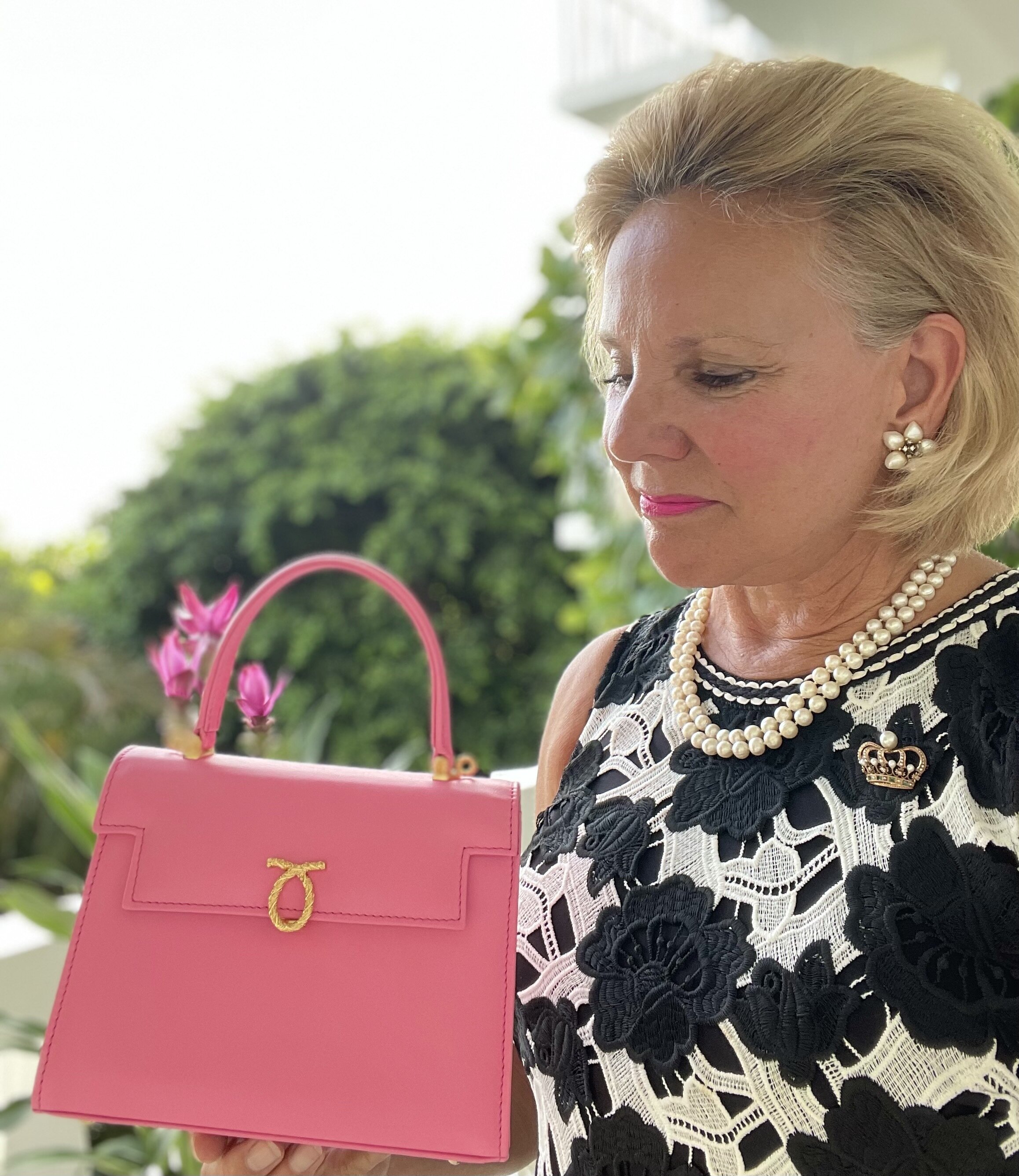 Queen Elizabeth's Gold Launer Handbag