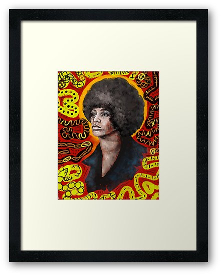 Angela Davis 2019 Digital - Adobe Sketch, iPad Pro, & Apple Pencil. $$ PURCHASE PRINTS HERE $$