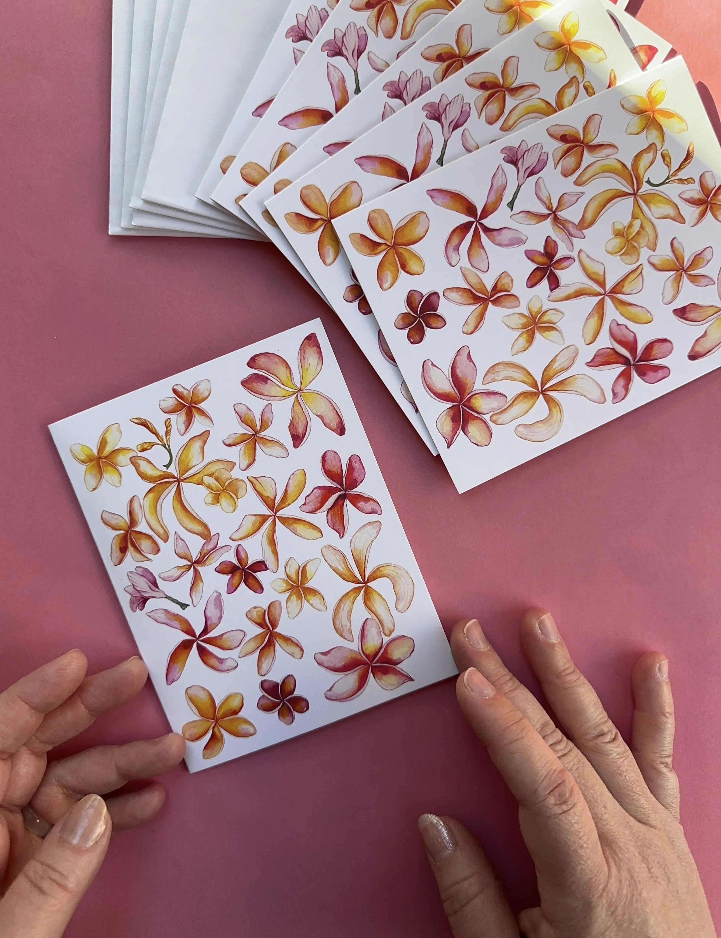 Plumeria Greeting Card