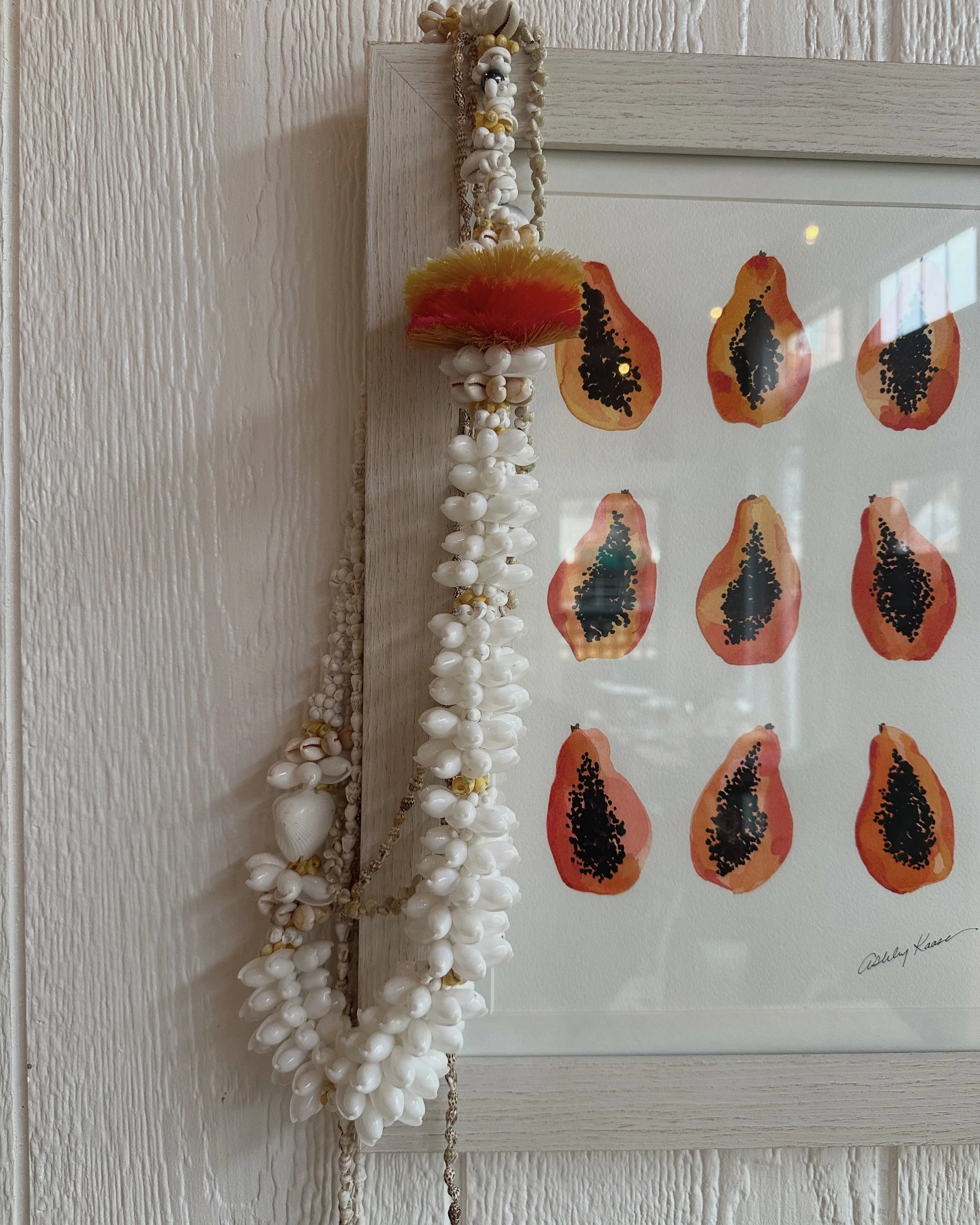 Watercolor Papaya Original