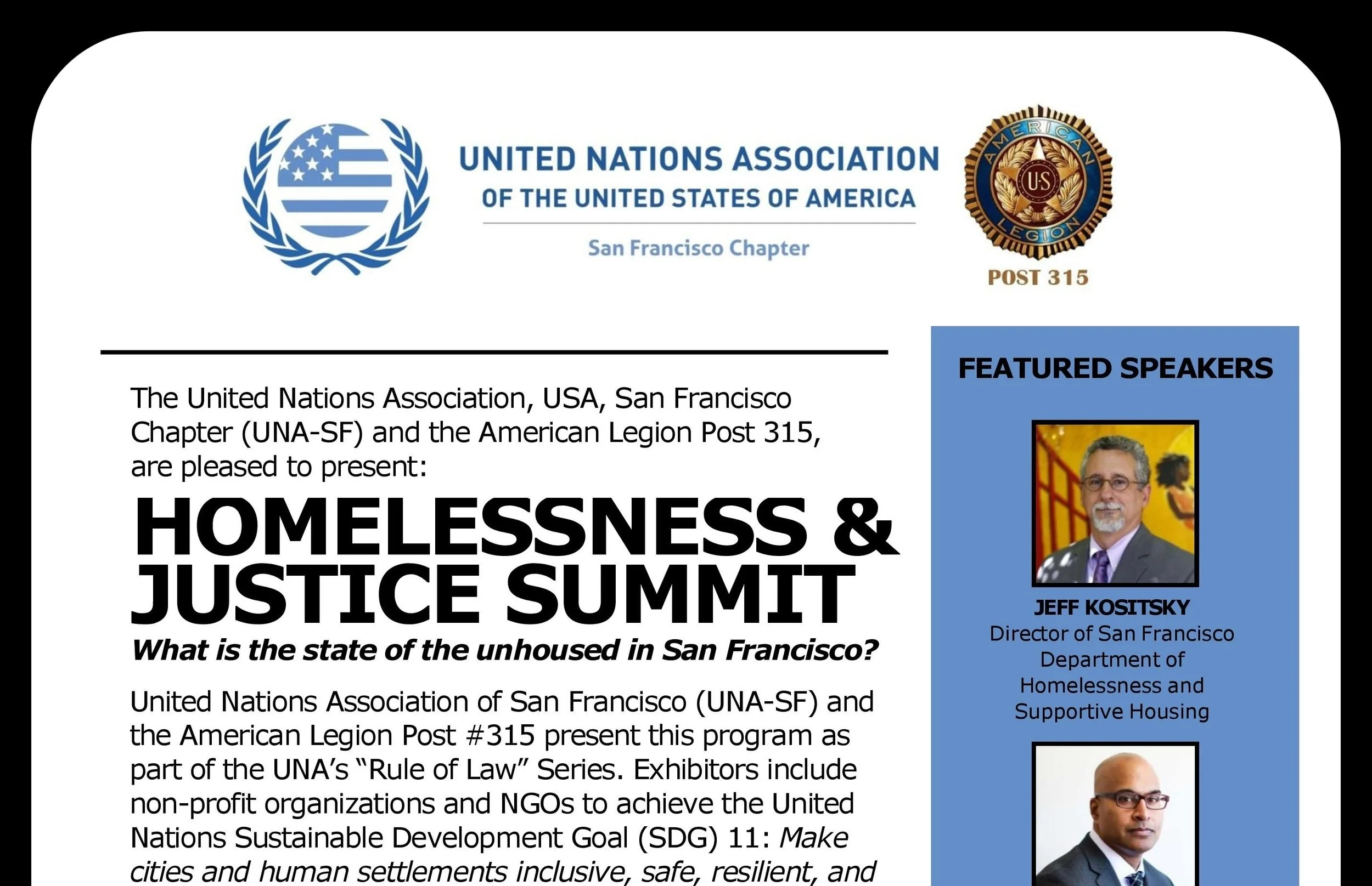 Homeless and Justice Summit