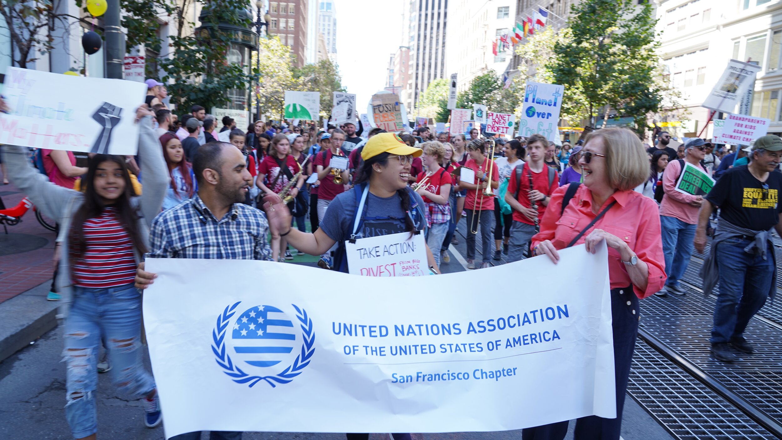  September 20, 2019: Climate Strike march in San Francisco. Photo by Kylie Zarmati. 