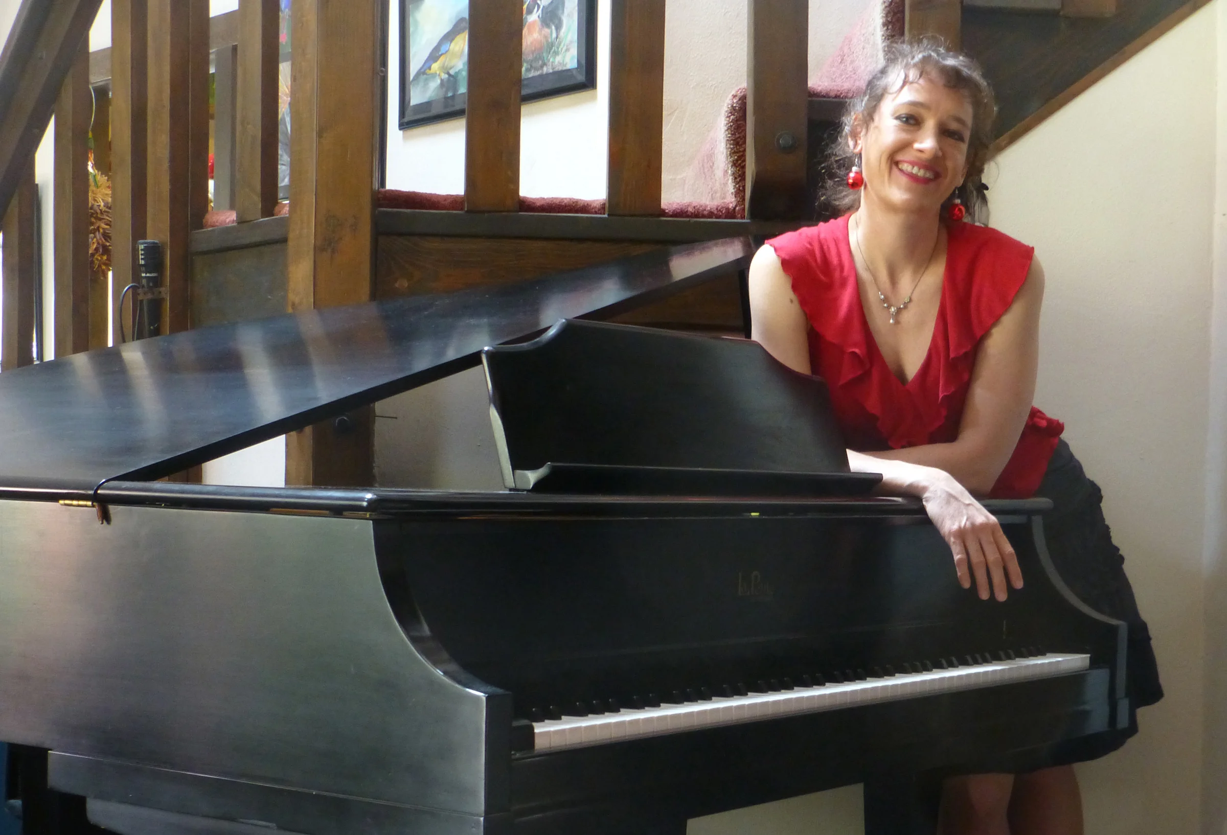 Tash Red ruffle top piano promo concert 14.jpg