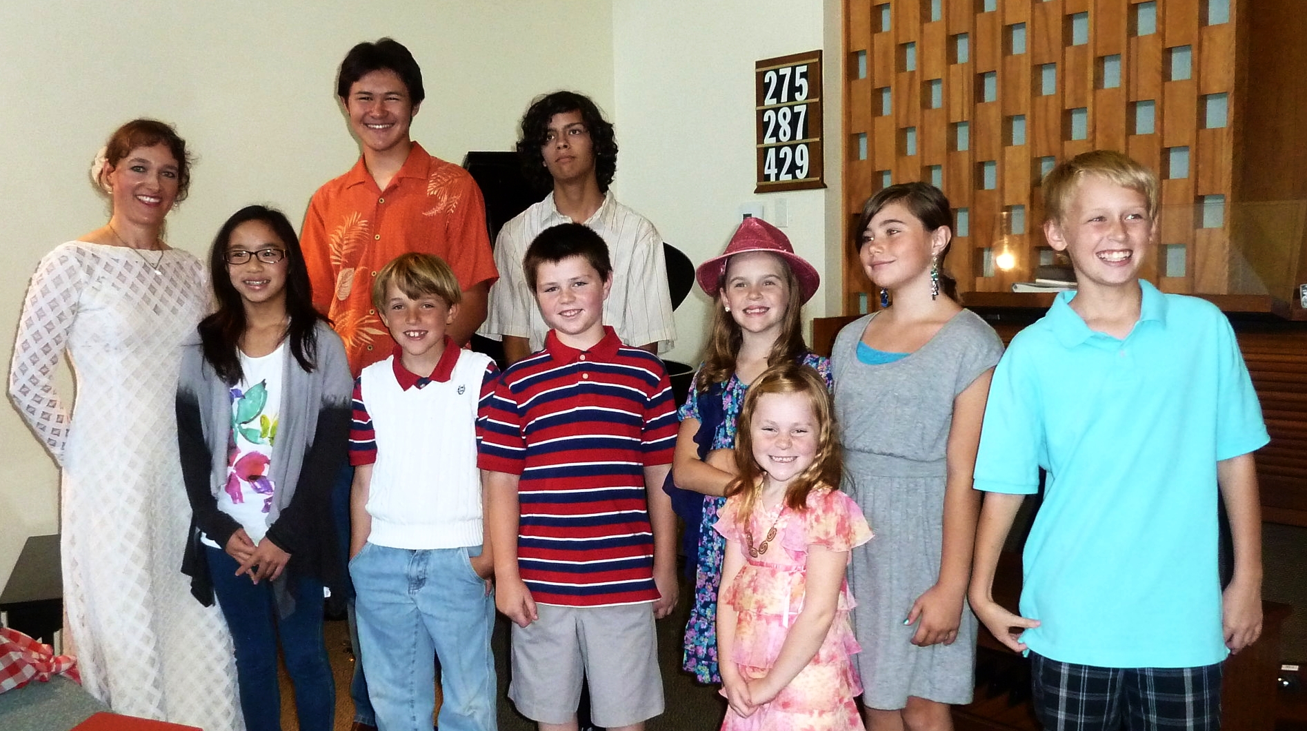 Music Students of Natasha Ragland Perform Recital at Fallbrook Christian Science Church