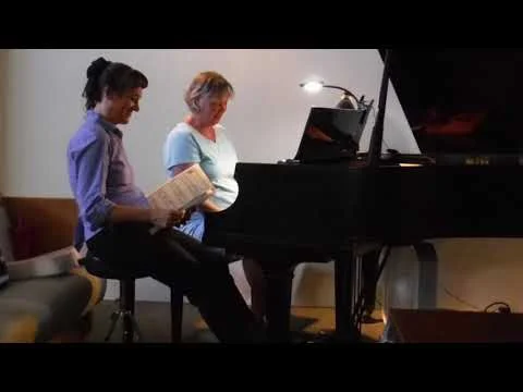 Jackie memorizes Ragtime with Natasha Ragland