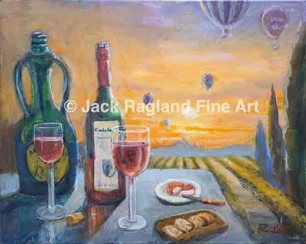 Wine and Cheese on the Vineyard