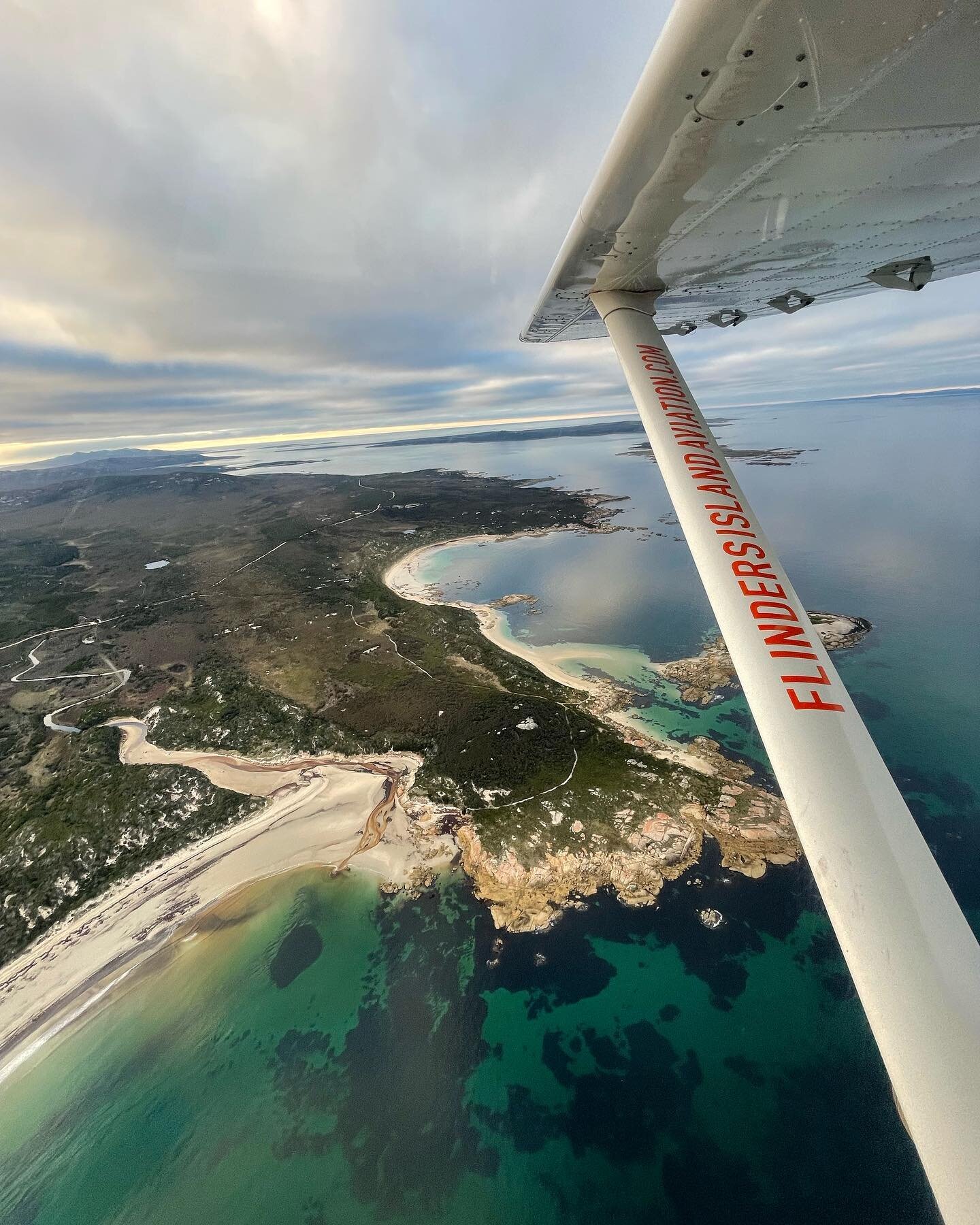 Explore breathtaking views on one of our scenic charter flights to Flinders Island! ☁️☀️