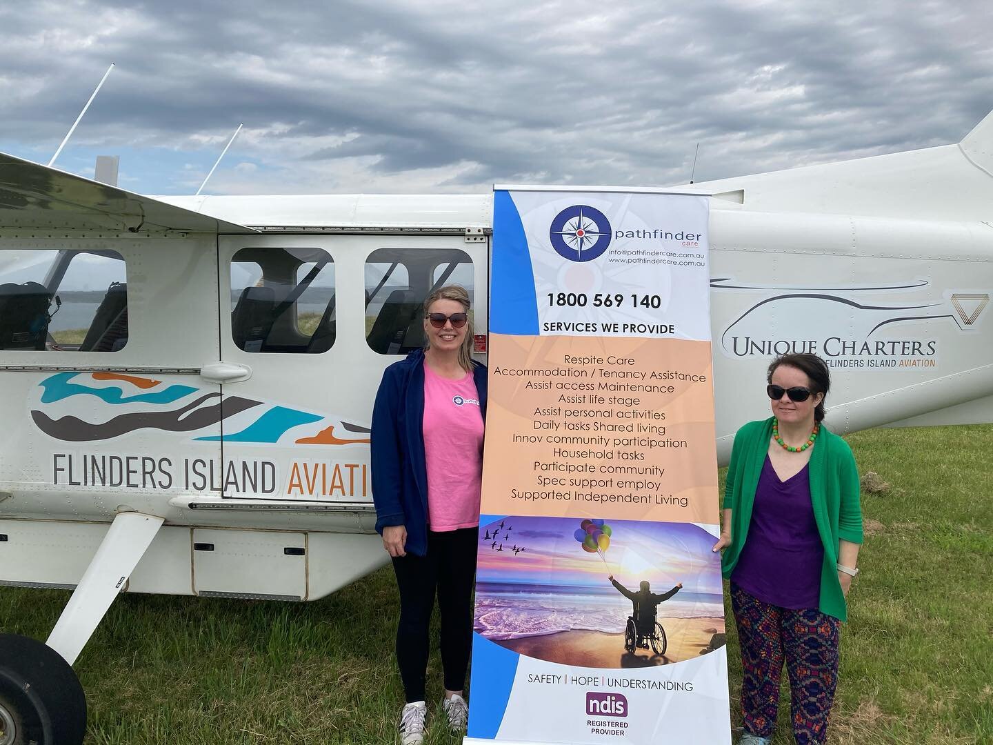 Last week Jaime had the pleasure of taking some of the Pathflinder Care Crew for a flight around the North East Coast. It was an incredible opportunity and a great experience for everyone involved, days like these are a favourite of ours here at Flin