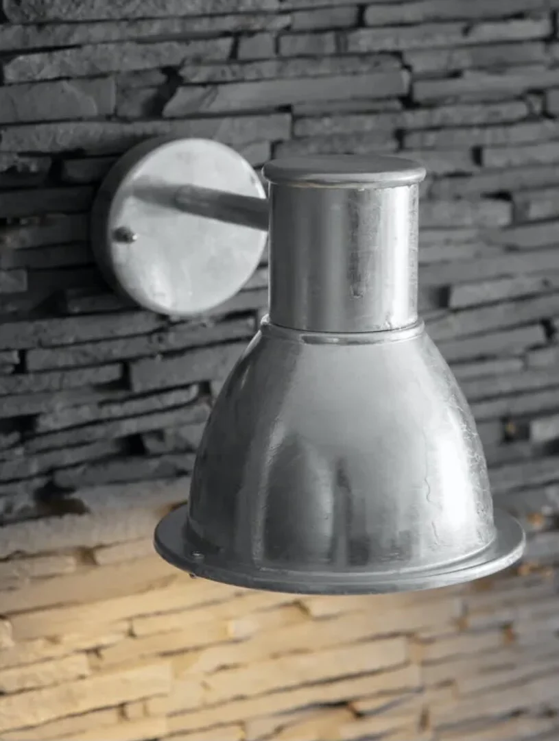Outdoor Galvanised Wall Light - to order