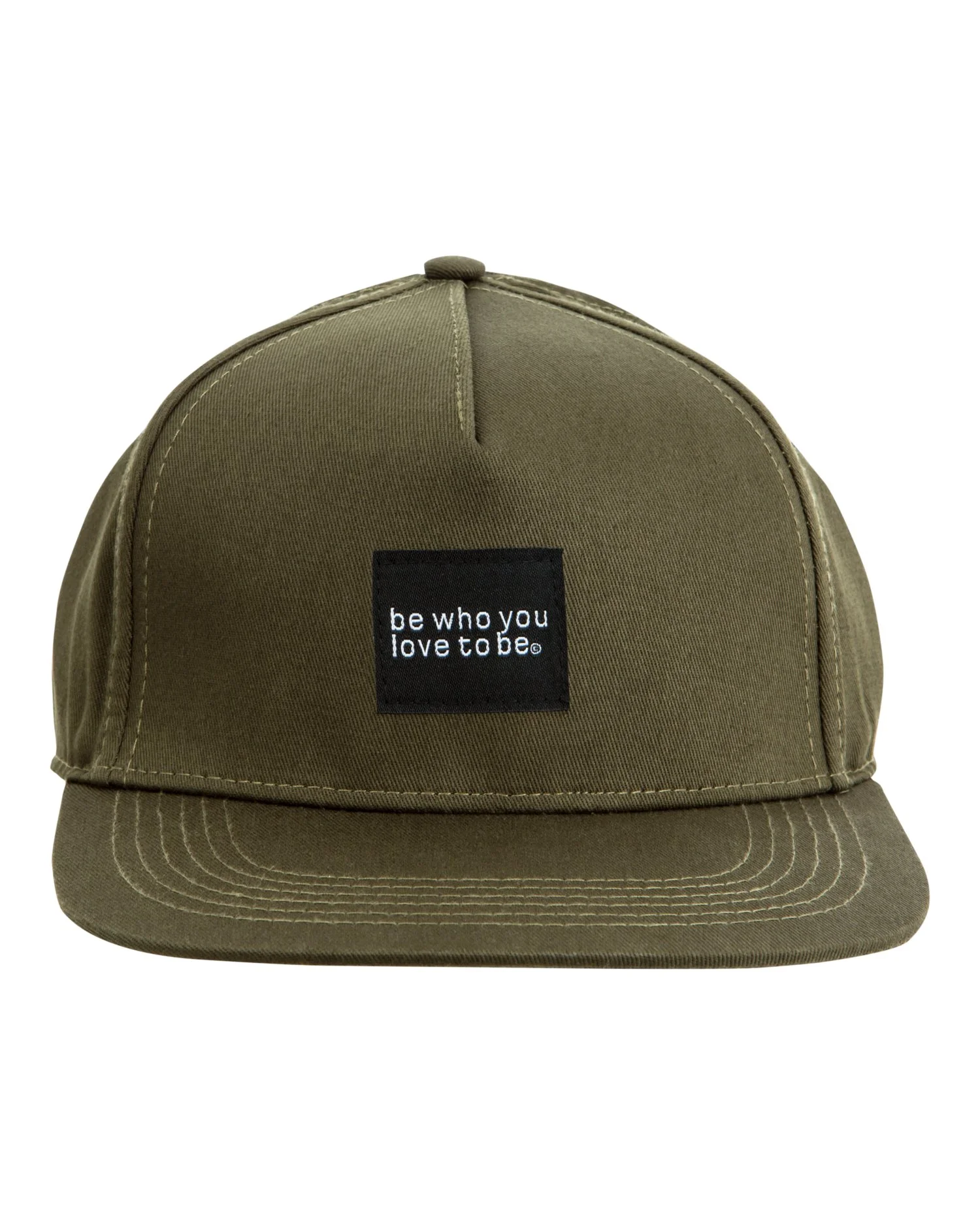 NSL cap flat brim - be who you love to be.jpg