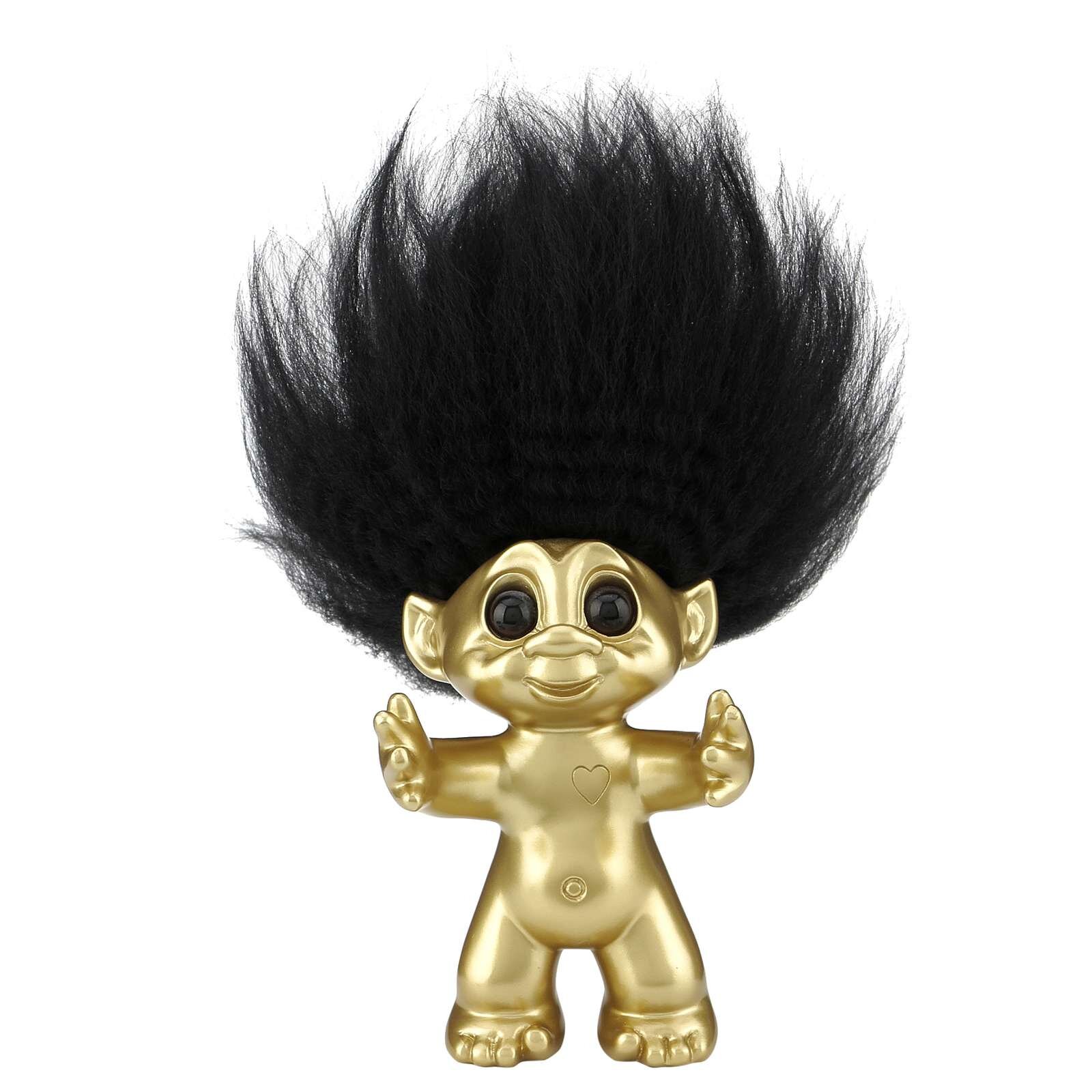 black troll wig