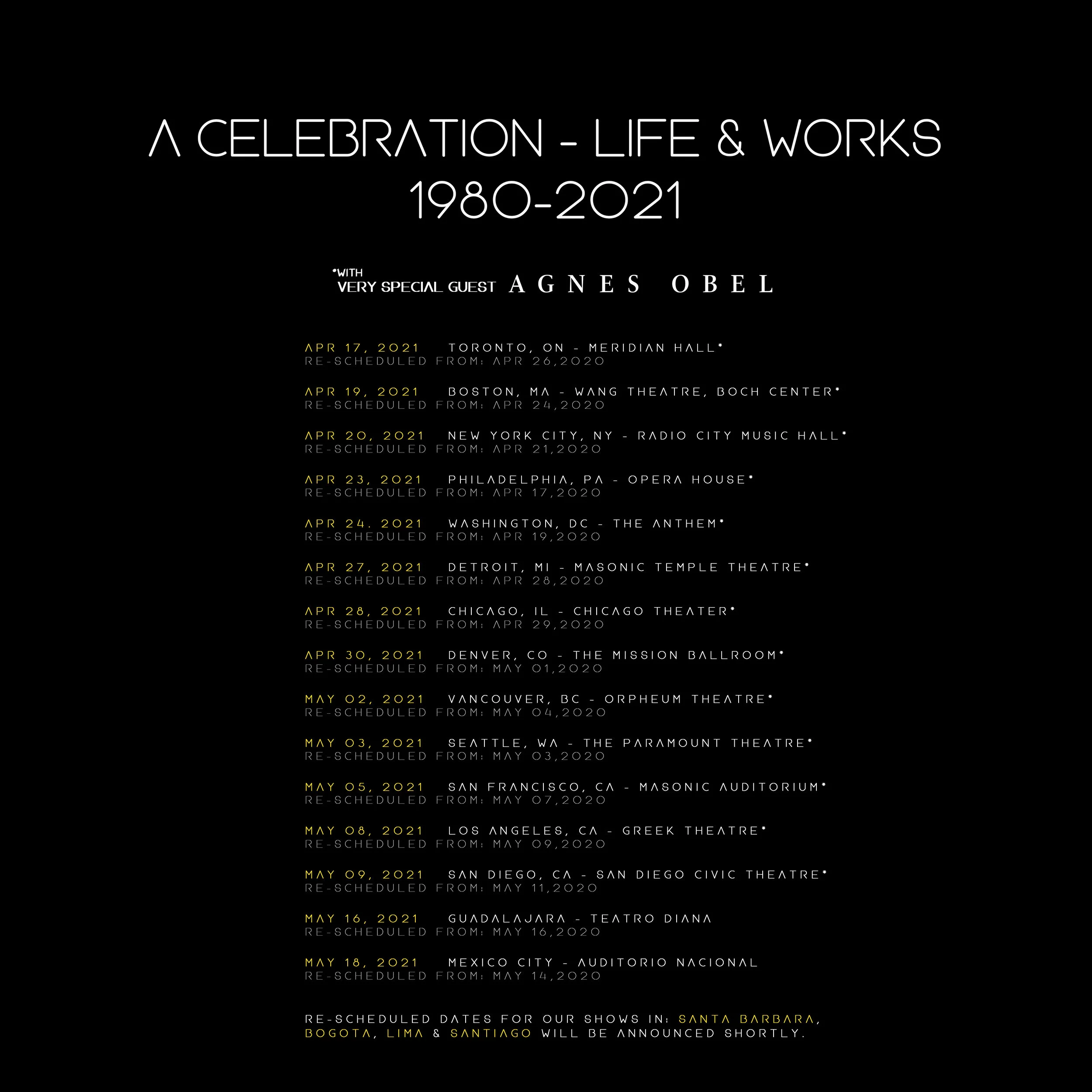 North America - April &amp; May 2021