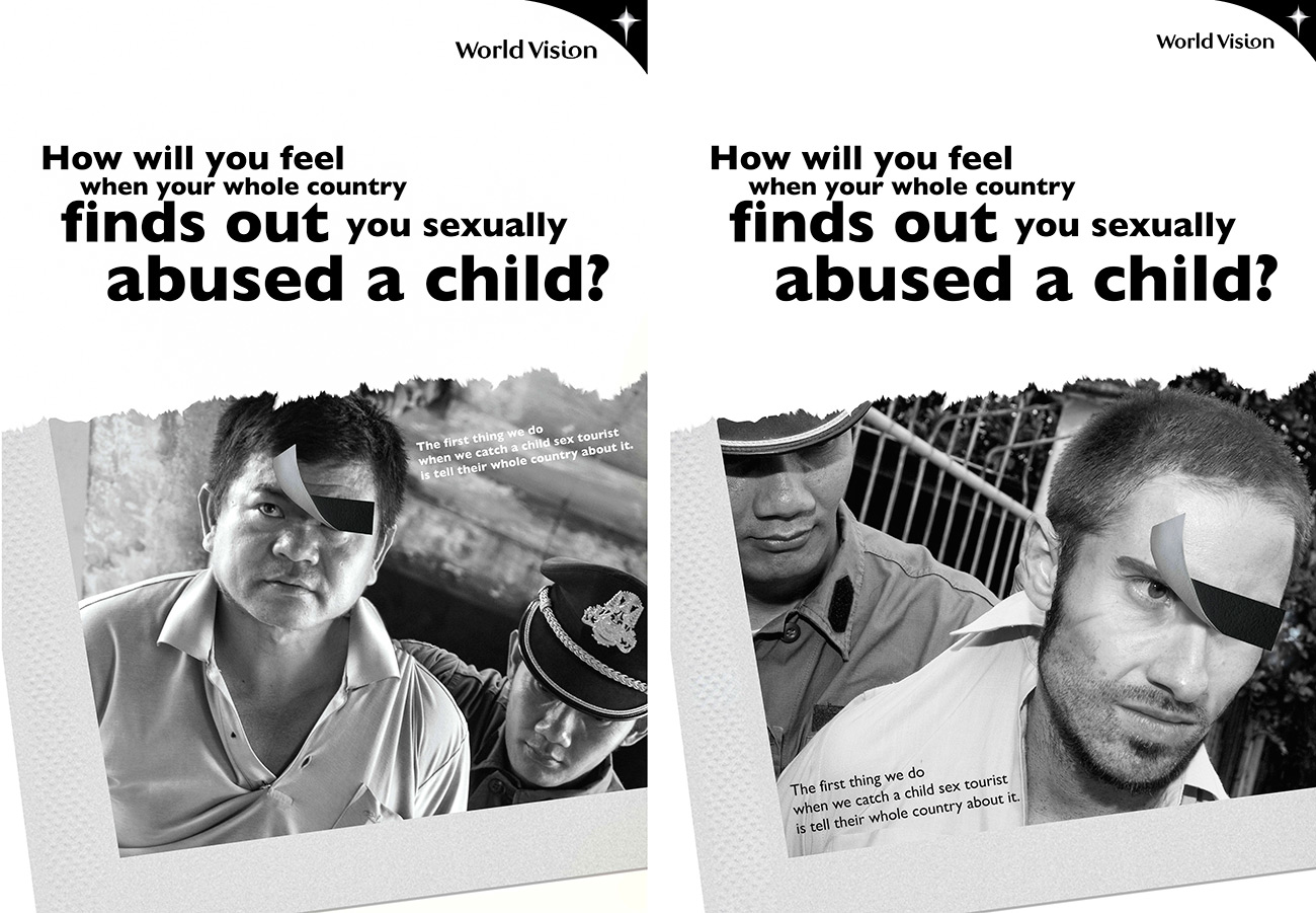 World Vision child abuse campaign