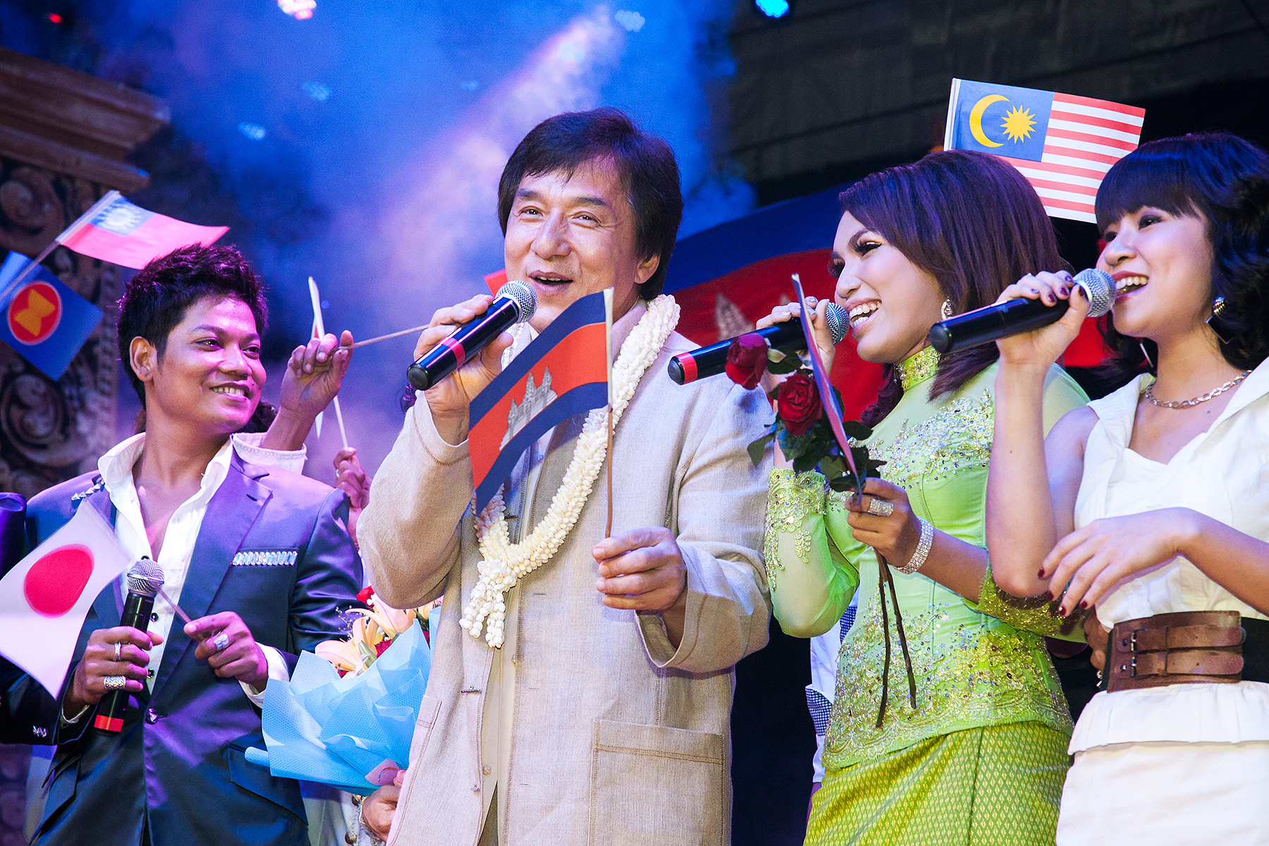 Jackie Chan, SEA TV, Phnom Penh Bridges Int. Peace Foundation
