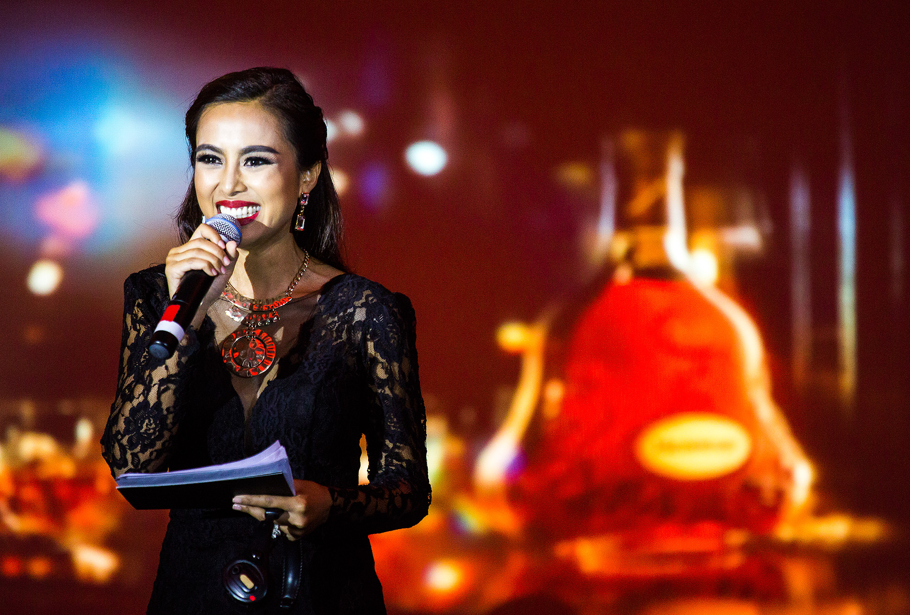 Linda Yan MC, Hennessy Anniversary, Raffles Phnom Penh, Cambodia